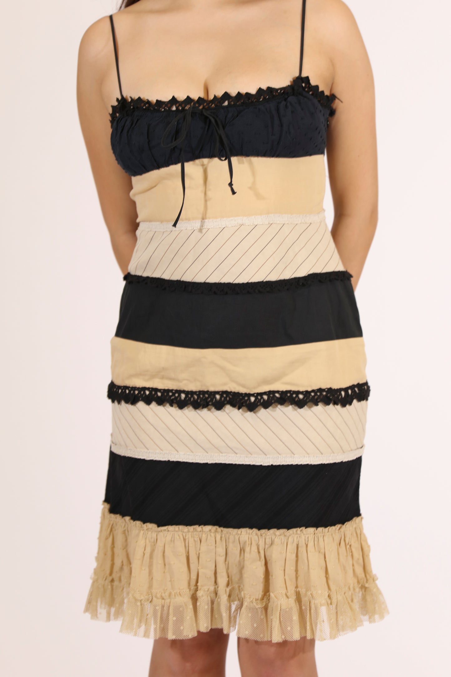 Moschino Cheap and Chic Tiered Dress