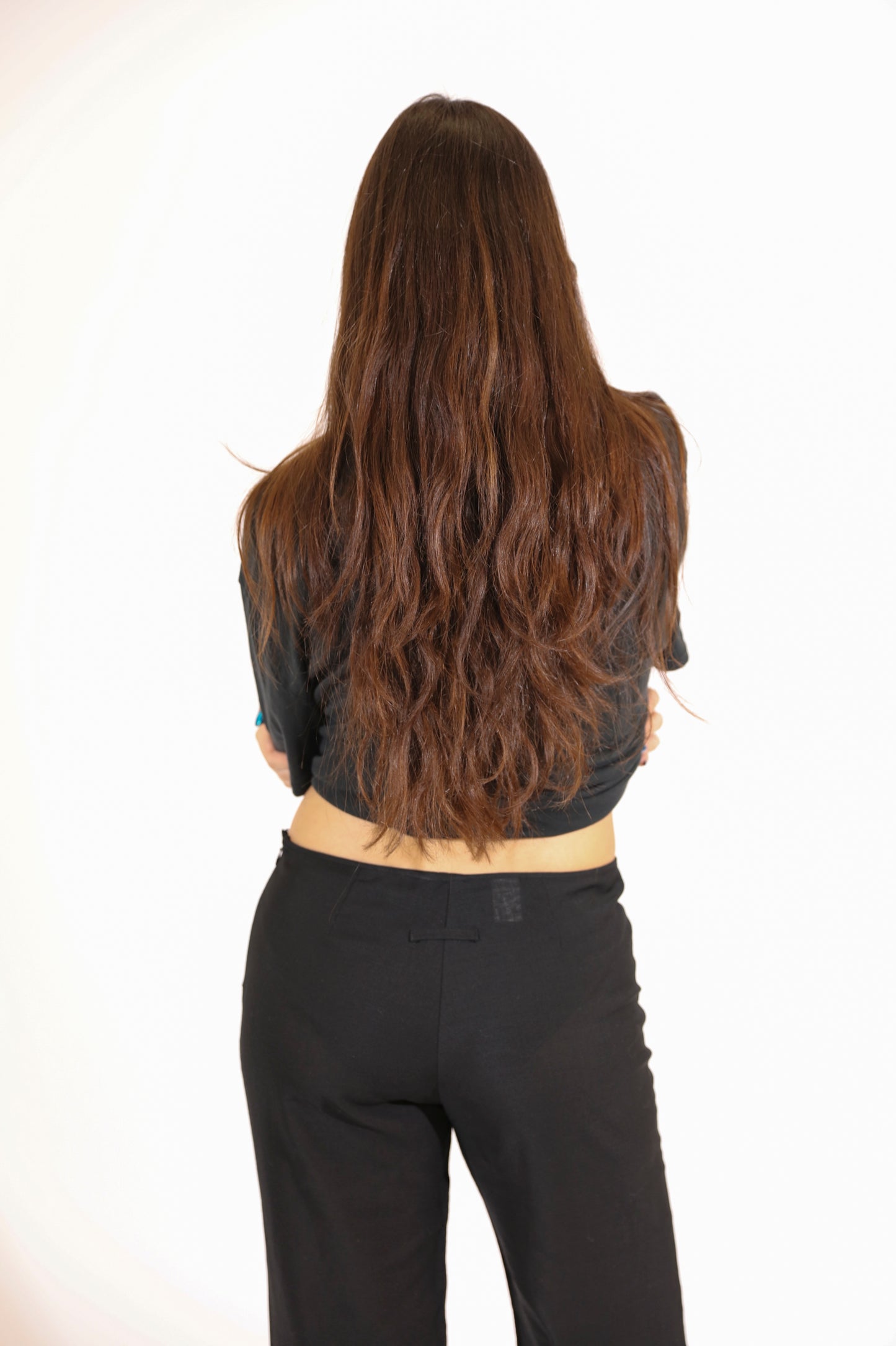 Jean Paul Gaultier Black Sheer Pants