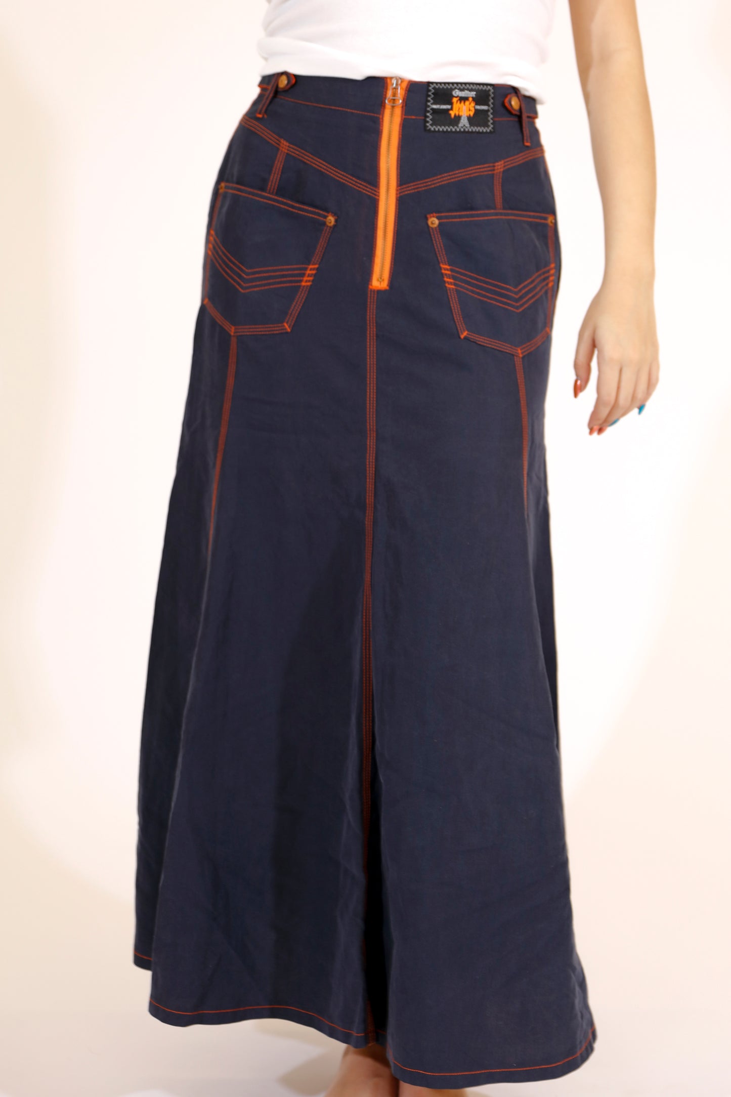 Jean Paul Gaultier Jeans Maxi Skirt