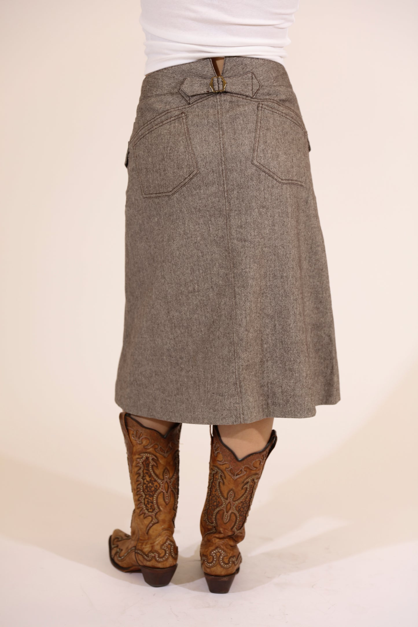 Dolce & Gabbana Button Up Skirt