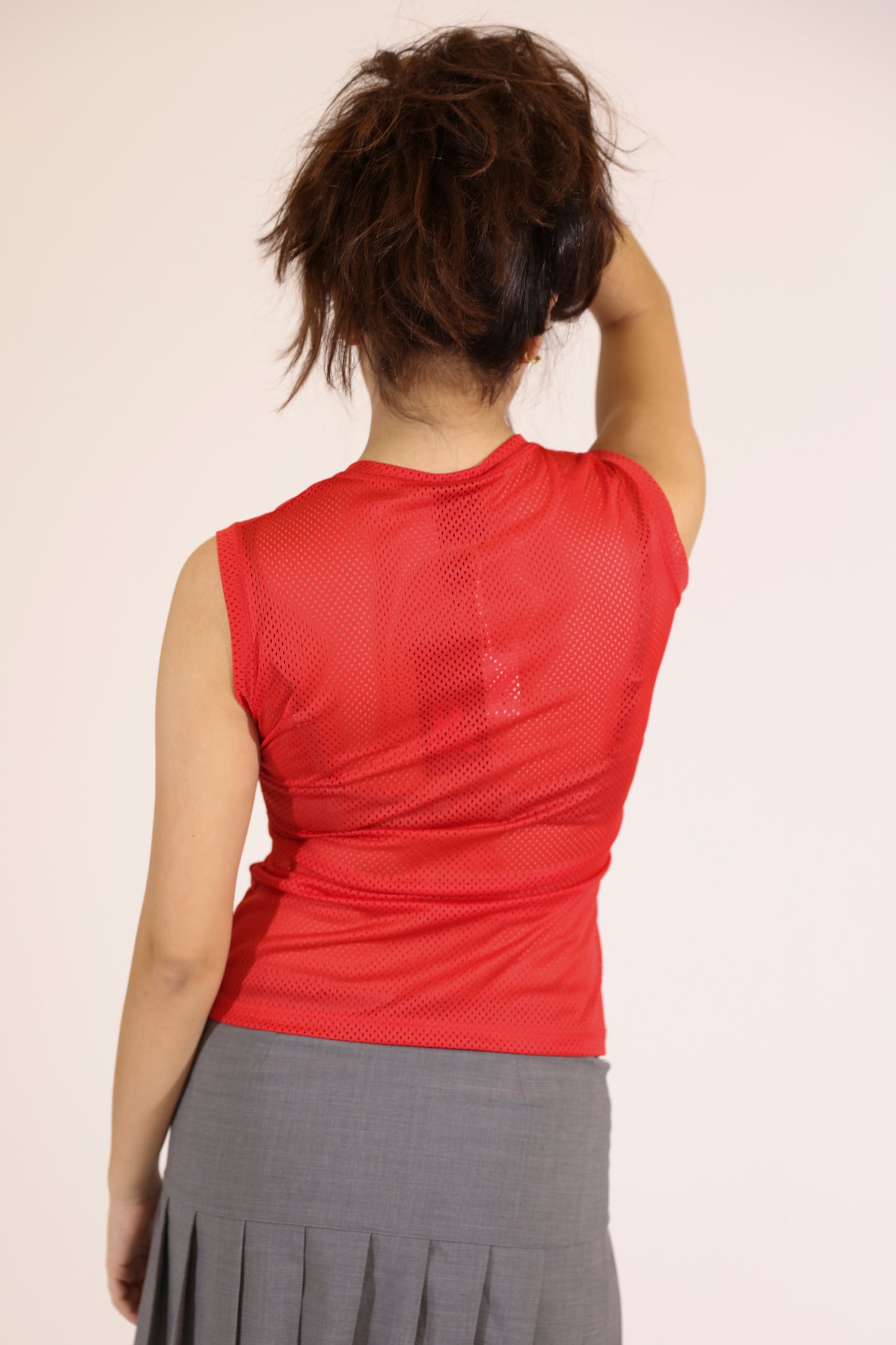 Dolce & Gabbana Red Net Tank