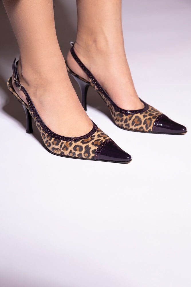 Dolce & Gabbana Cheetah Slingbacks