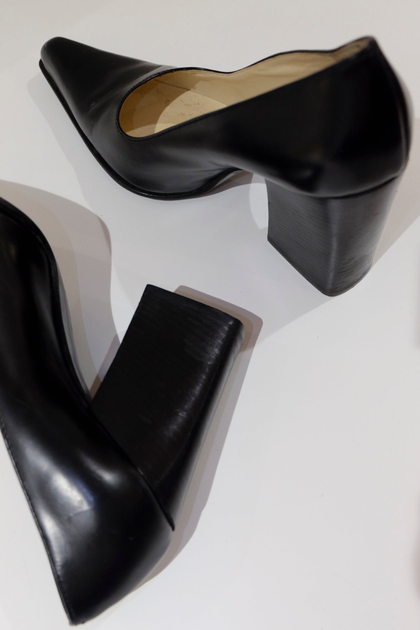 Miu Miu Pointed Block Heels