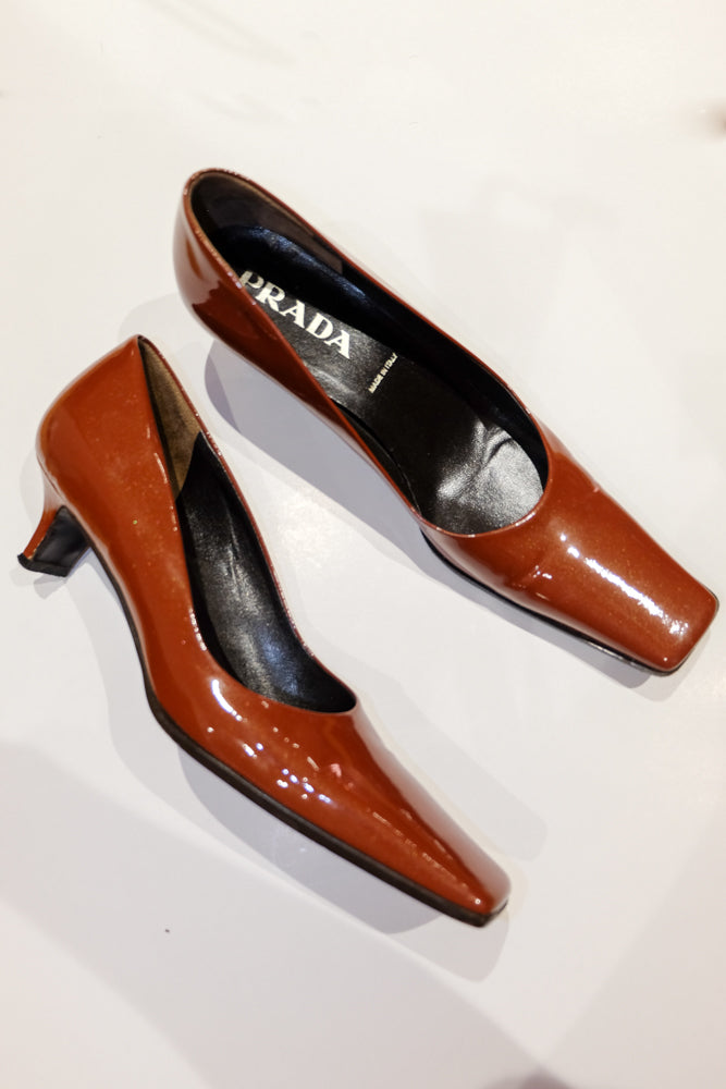 Prada Patent Leather Pumps