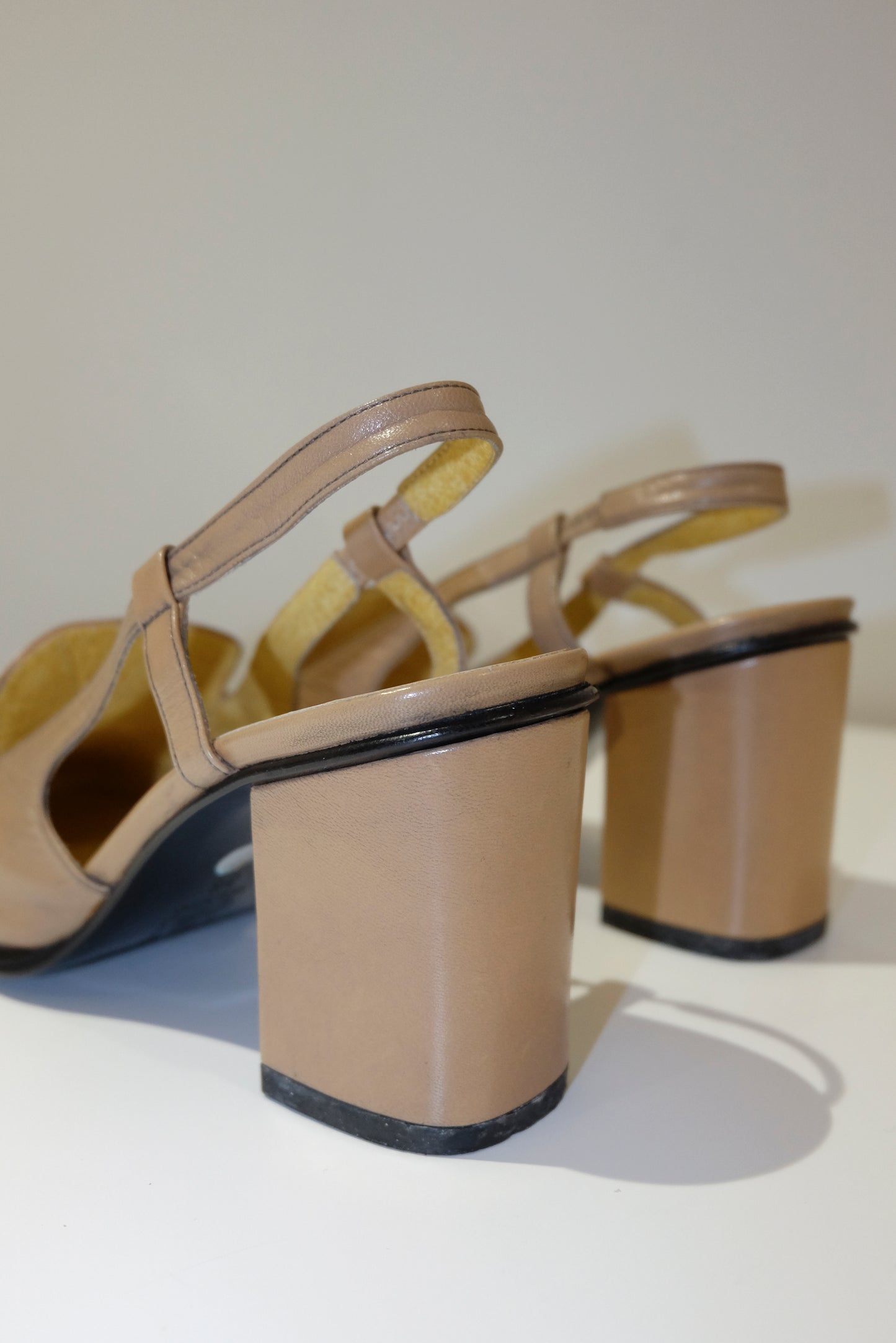 Fendi Leather Loafer Pumps