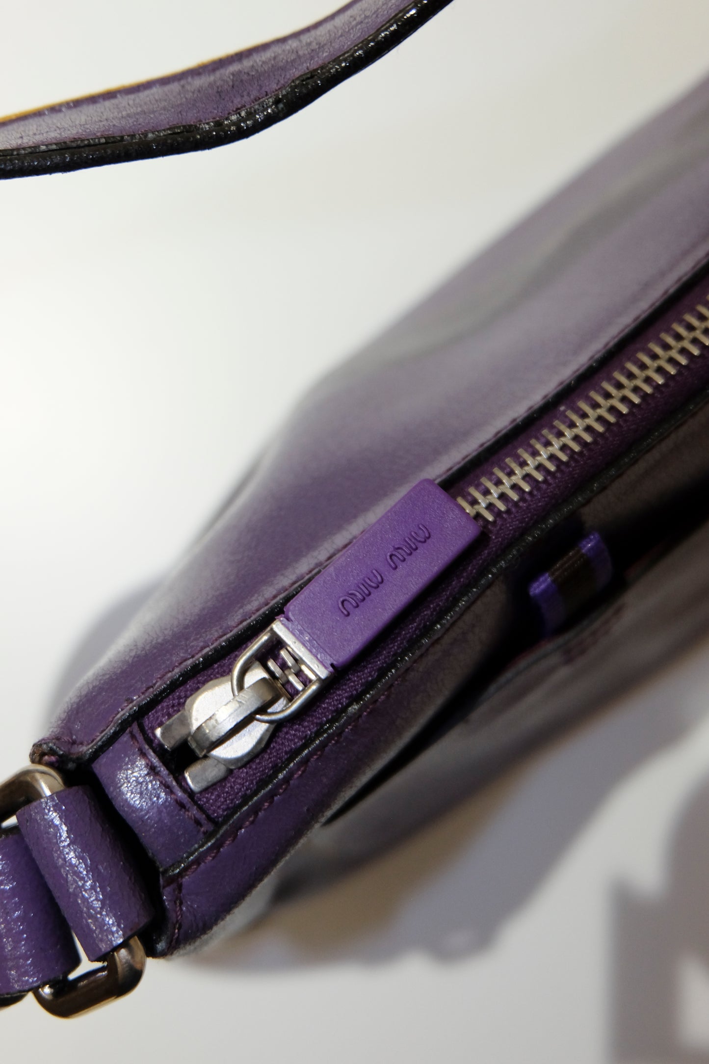 Miu Miu Purple and Yellow Bag