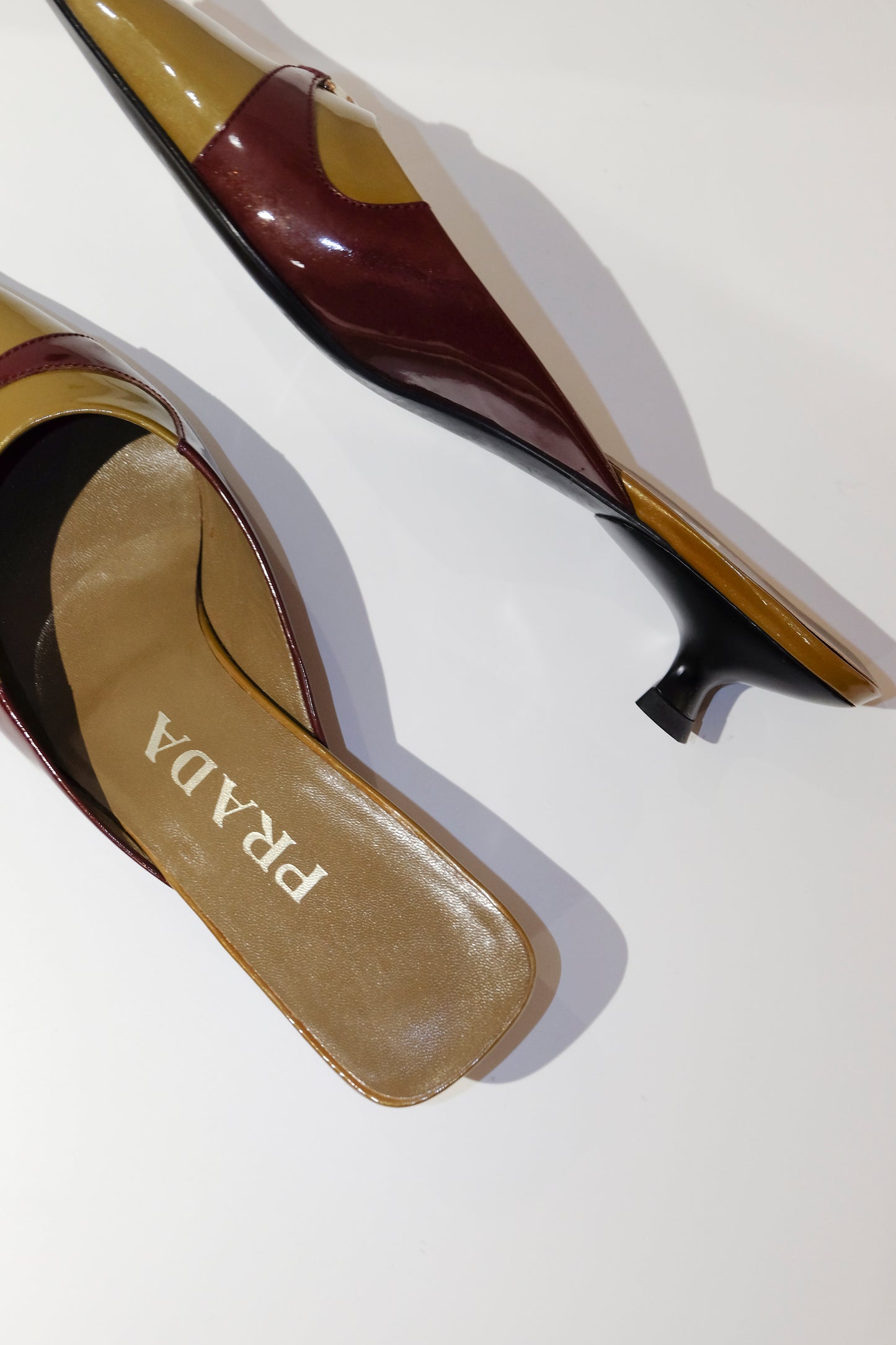 Prada Heart Mules