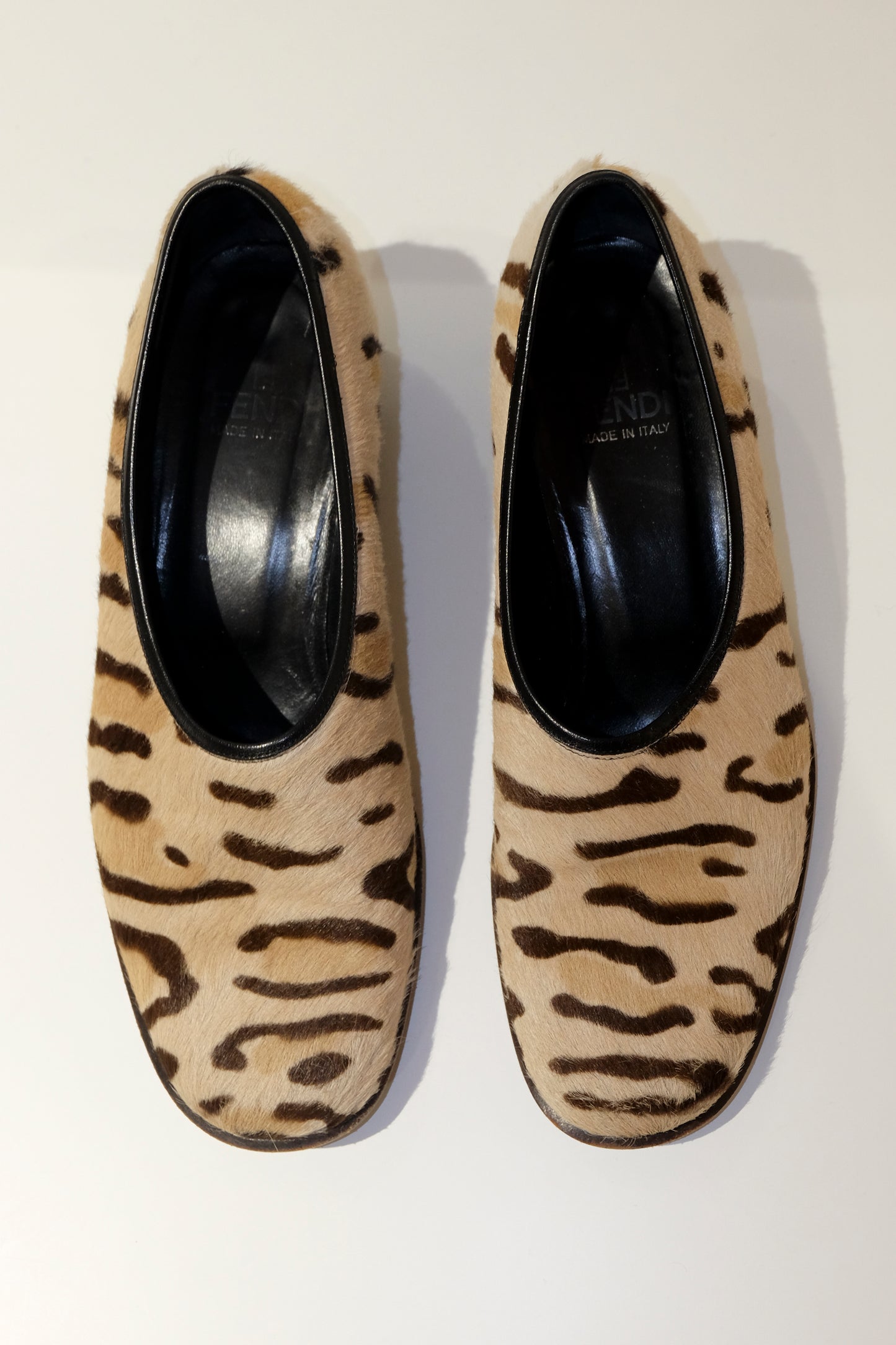 Fendi Calf Hair Mules
