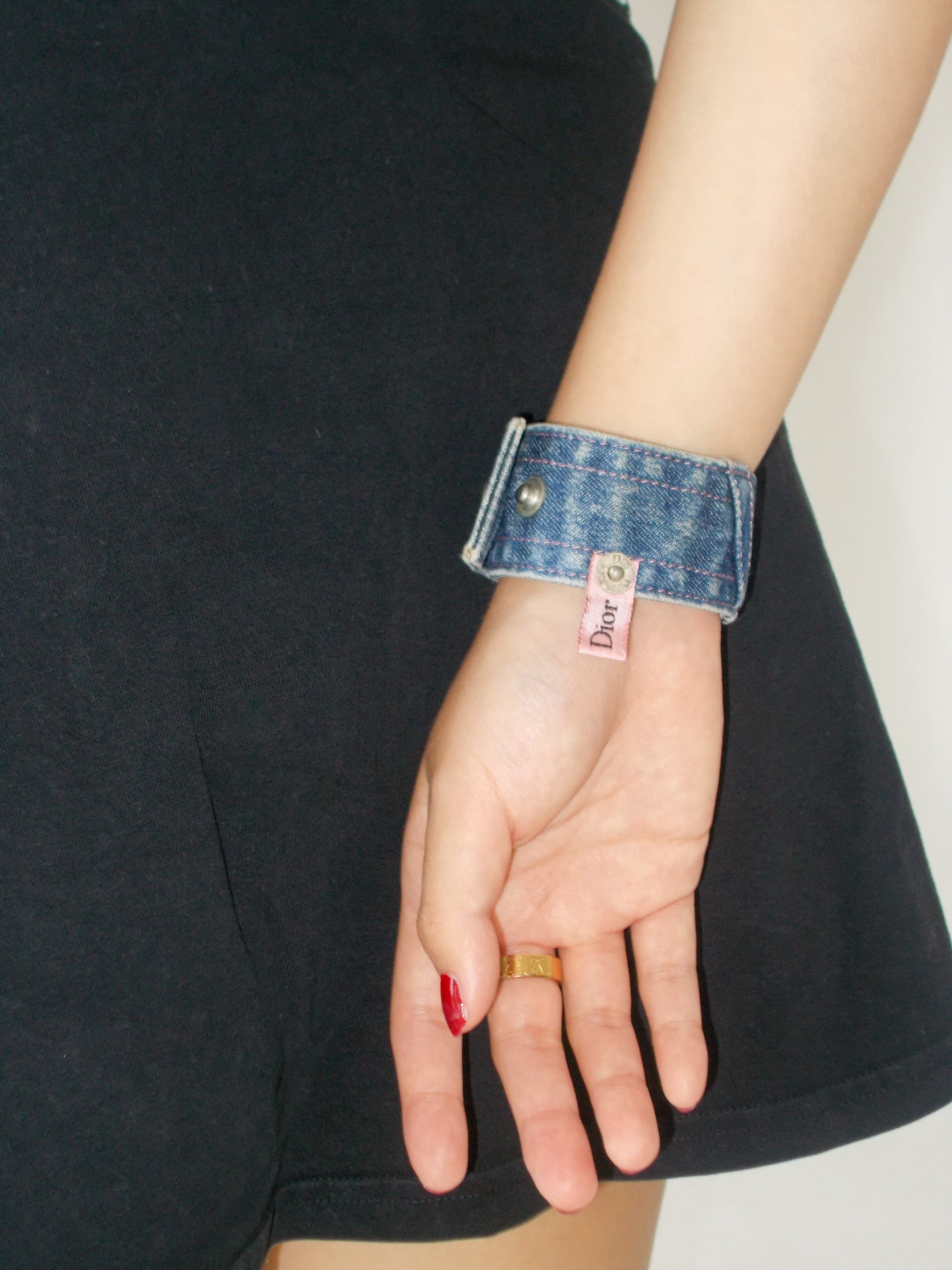 Dior Denim Wrap Bracelet