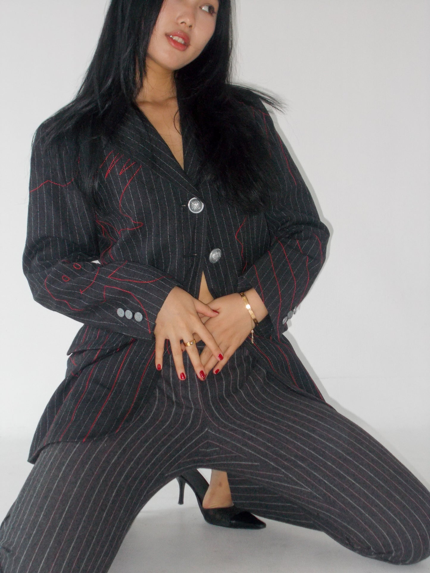 Chloé Pinstripe Trousers