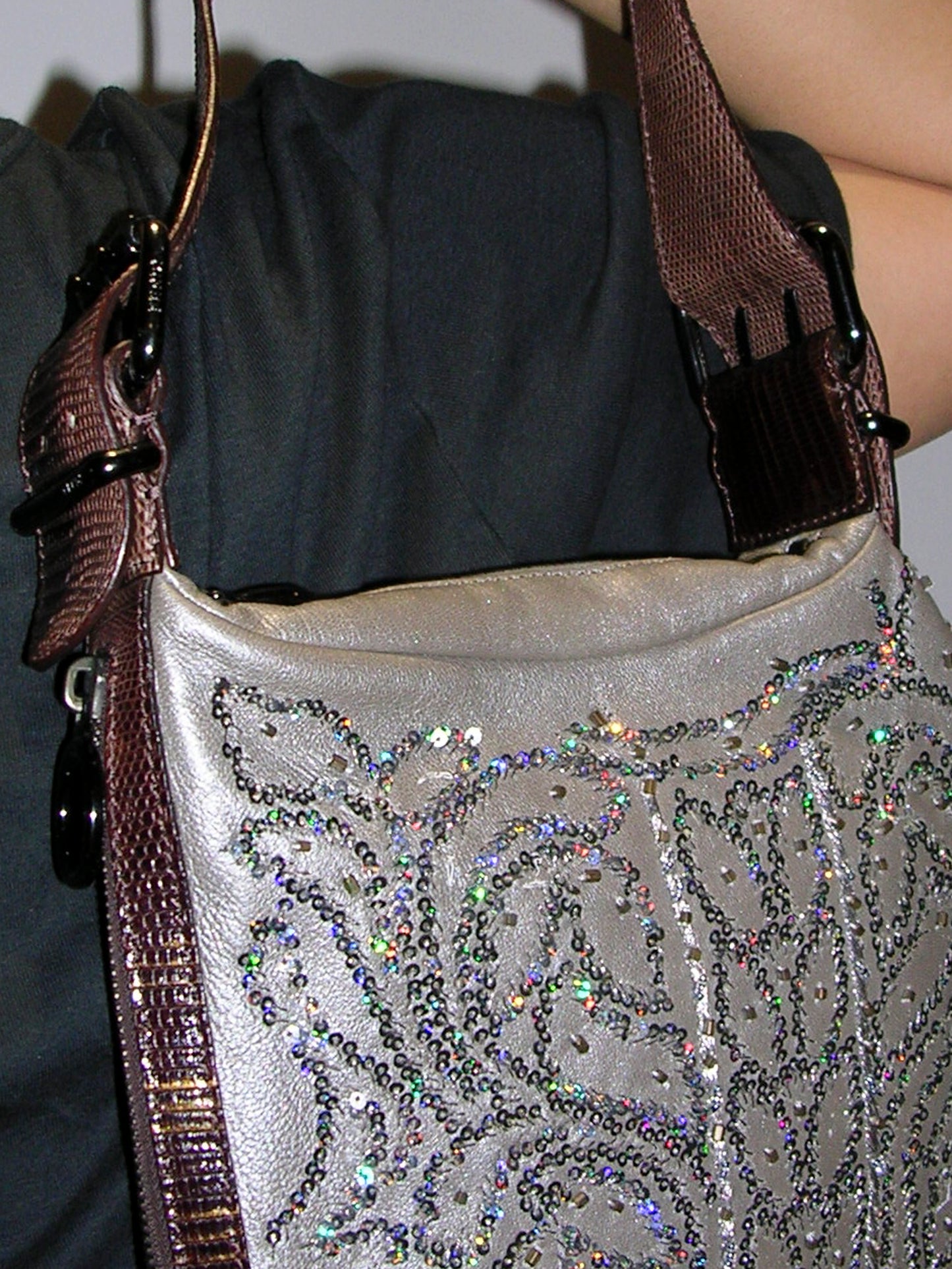 Fendi Oyster Beaded Bag