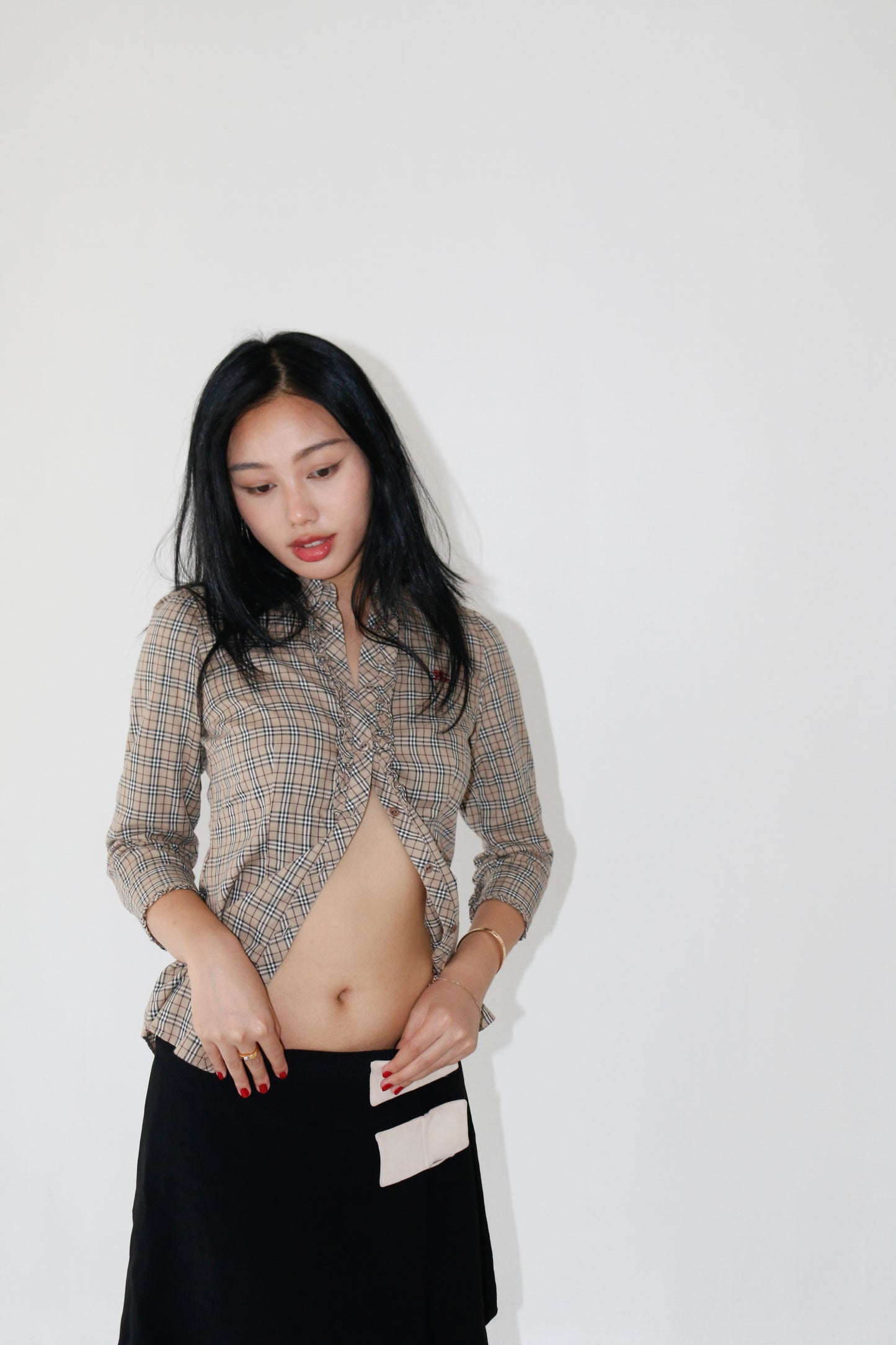 Burberry Ruffle Shirt