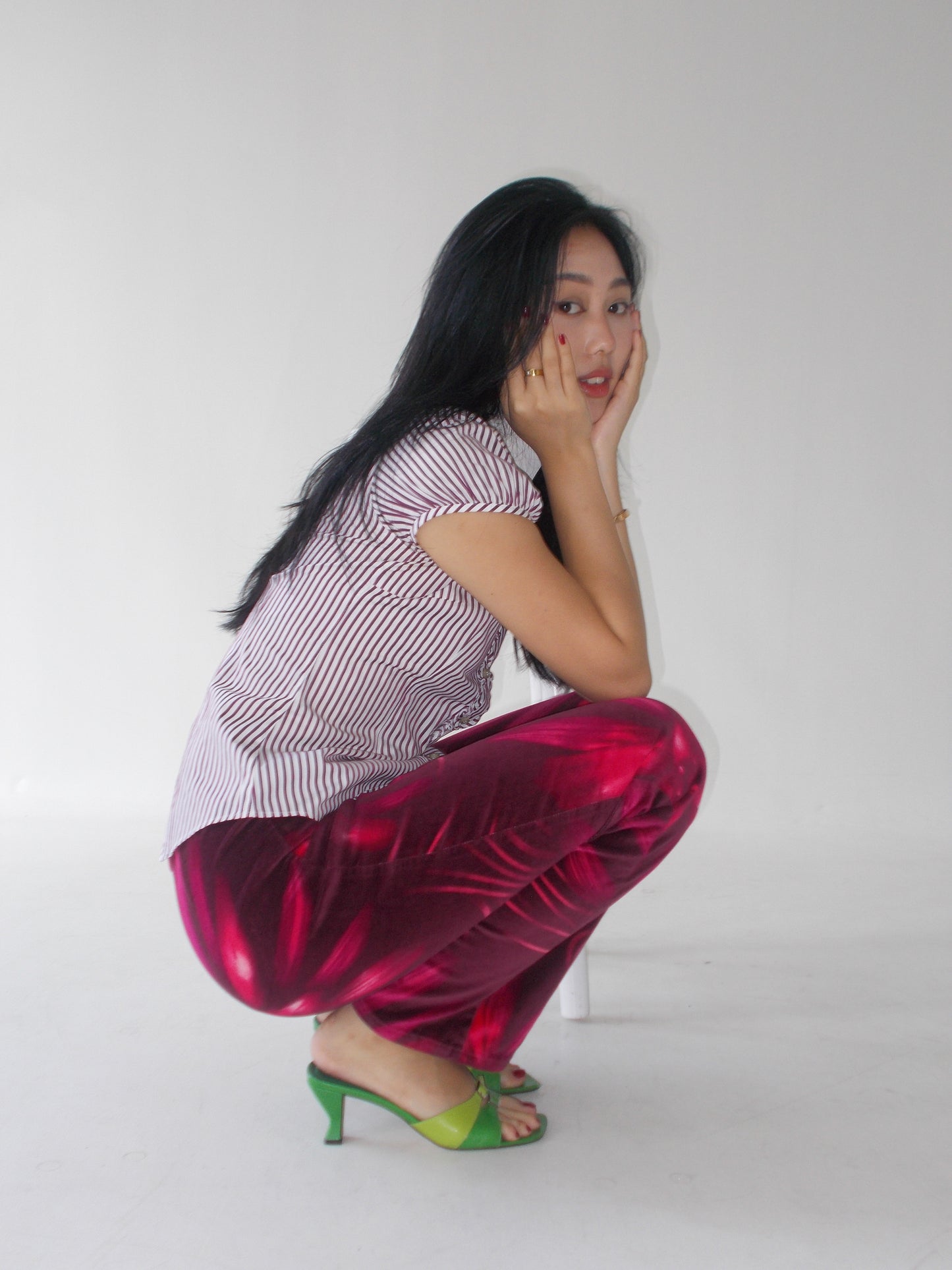 Burberry Striped Short-Sleeve Shirt