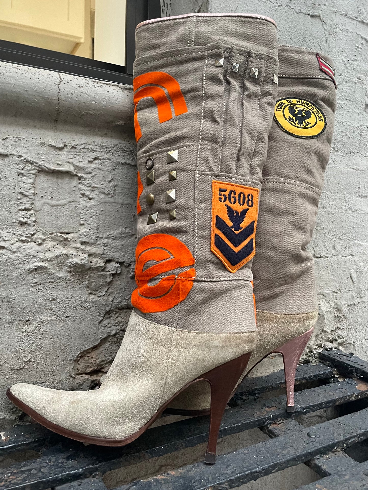 D&G Patch Boots