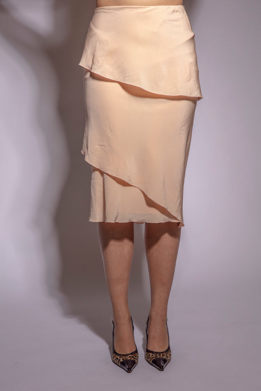 Chloé Pink Ruffle Skirt