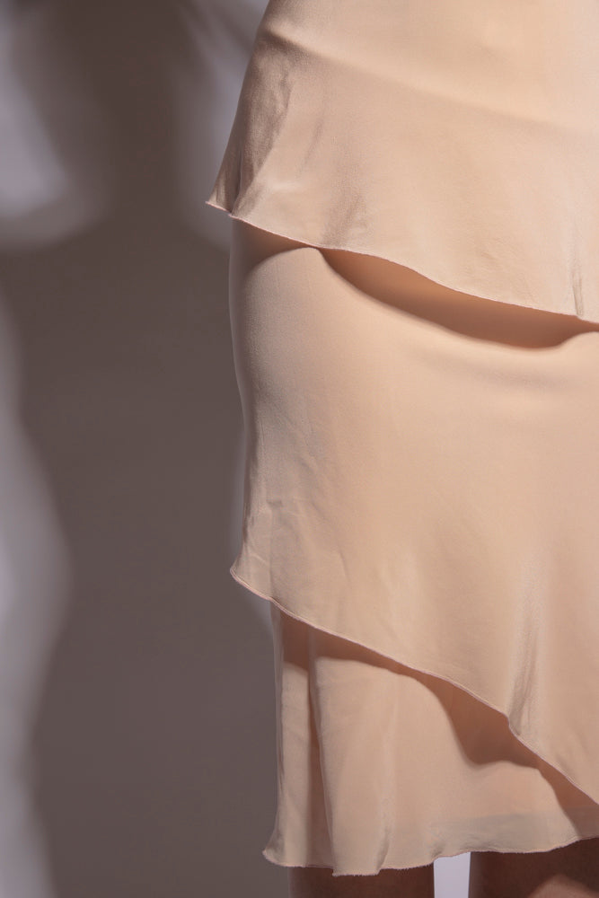 Chloé Pink Ruffle Skirt