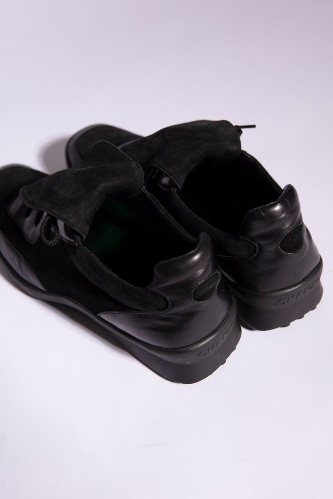 Chanel Suede Sneakers