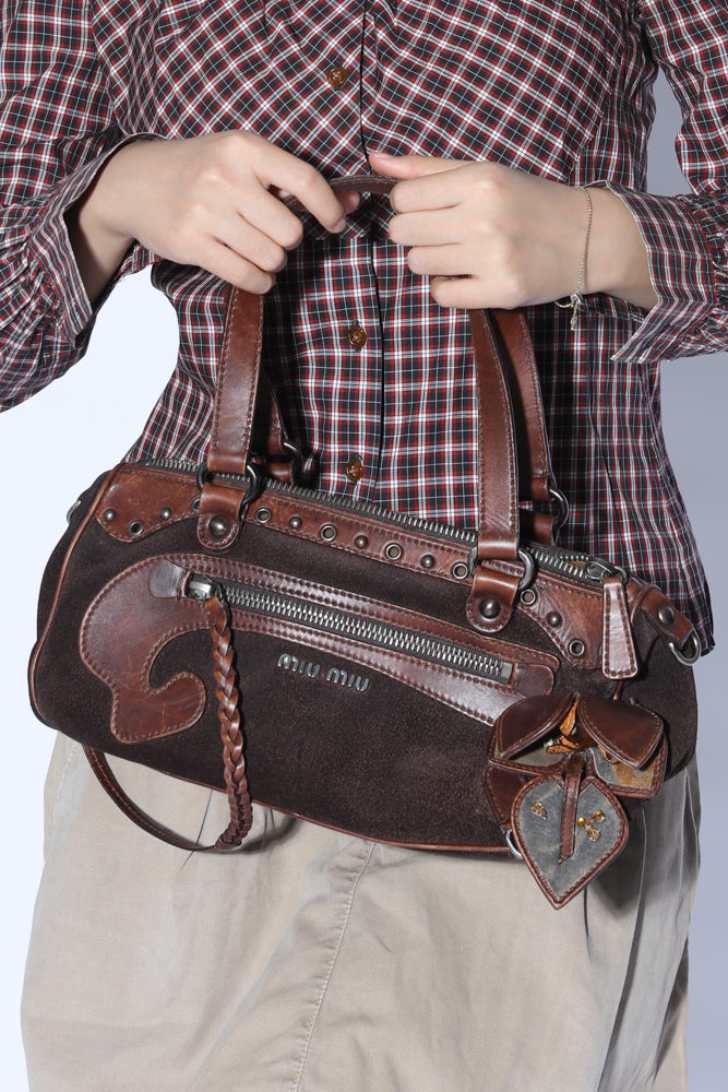 Miu Miu Floral Western Shoulder Bag – Reservations Only Vintage