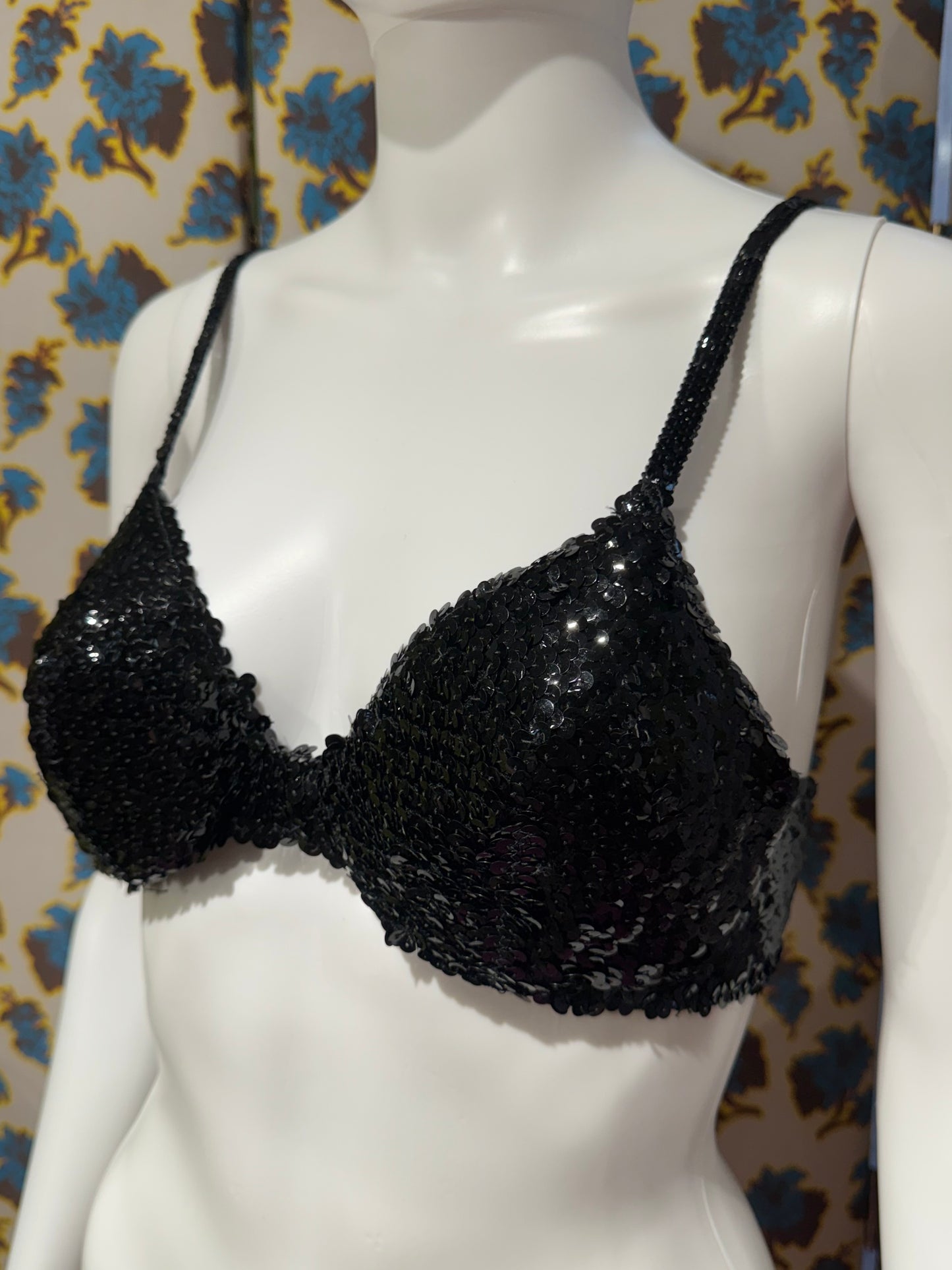 La Perla Black Sequin Bra
