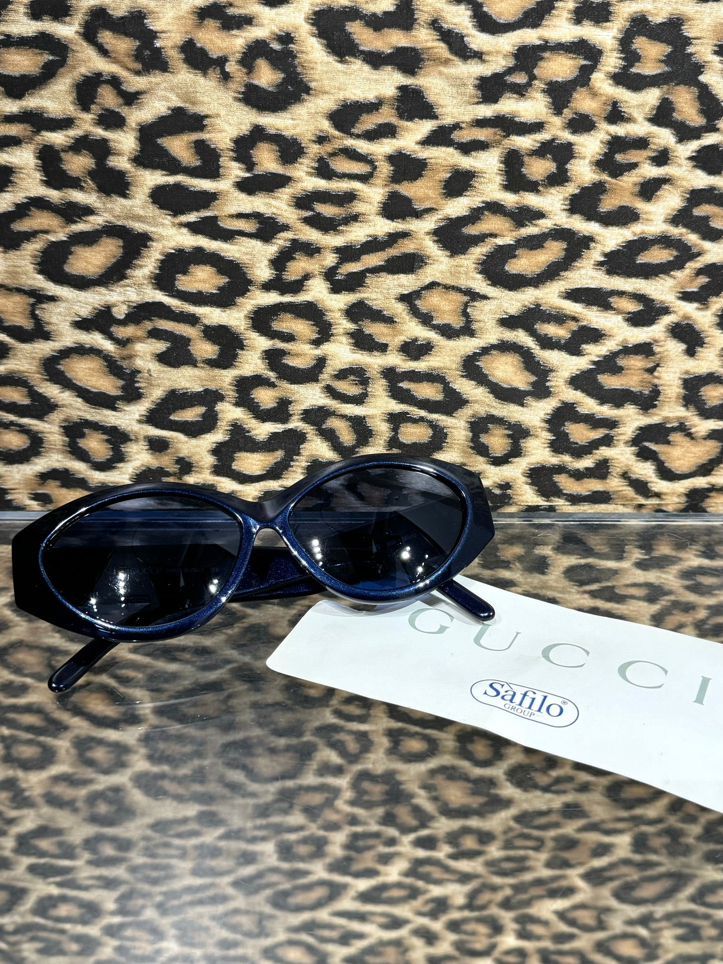 Gucci Blue Sunglasses