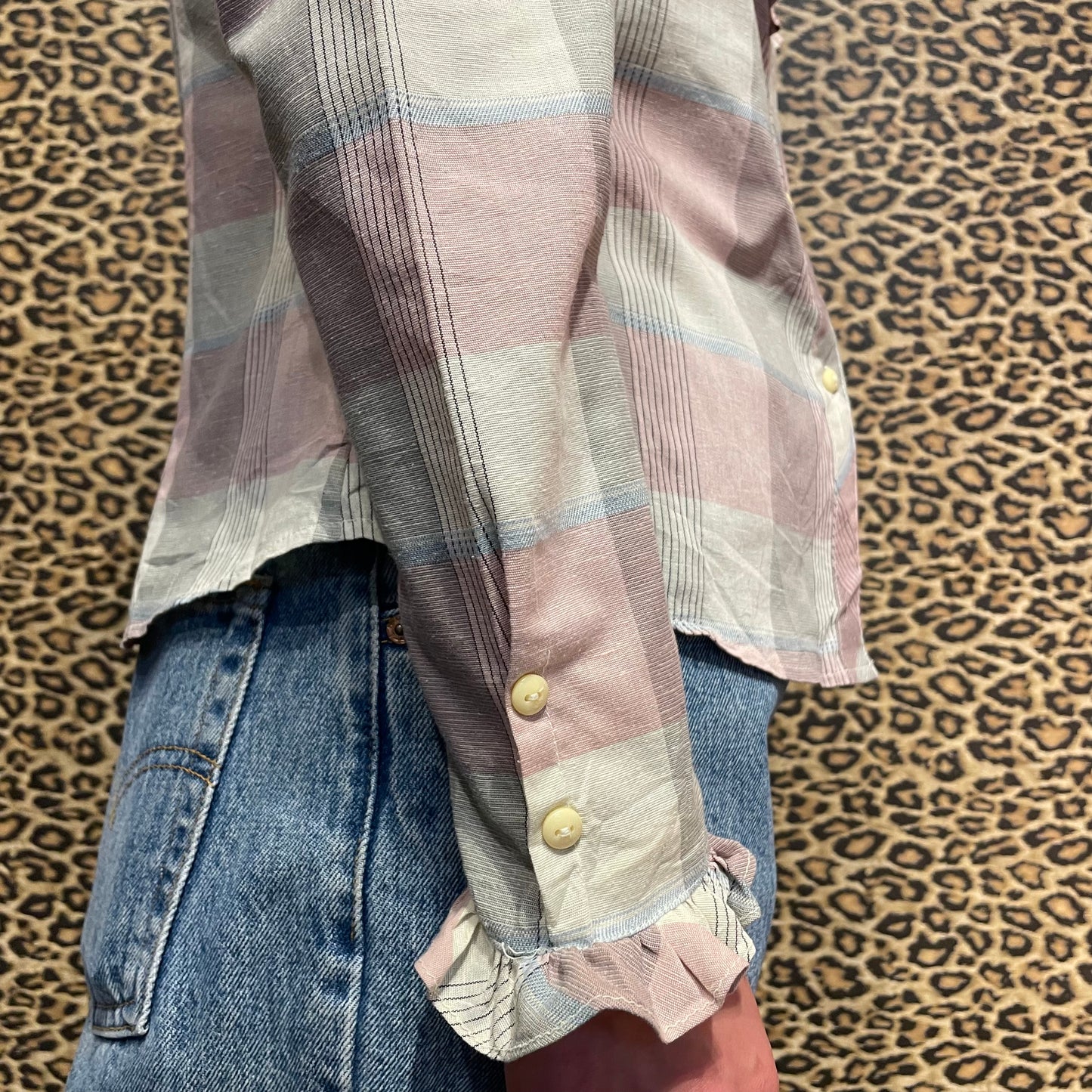 1980s Western Blouse