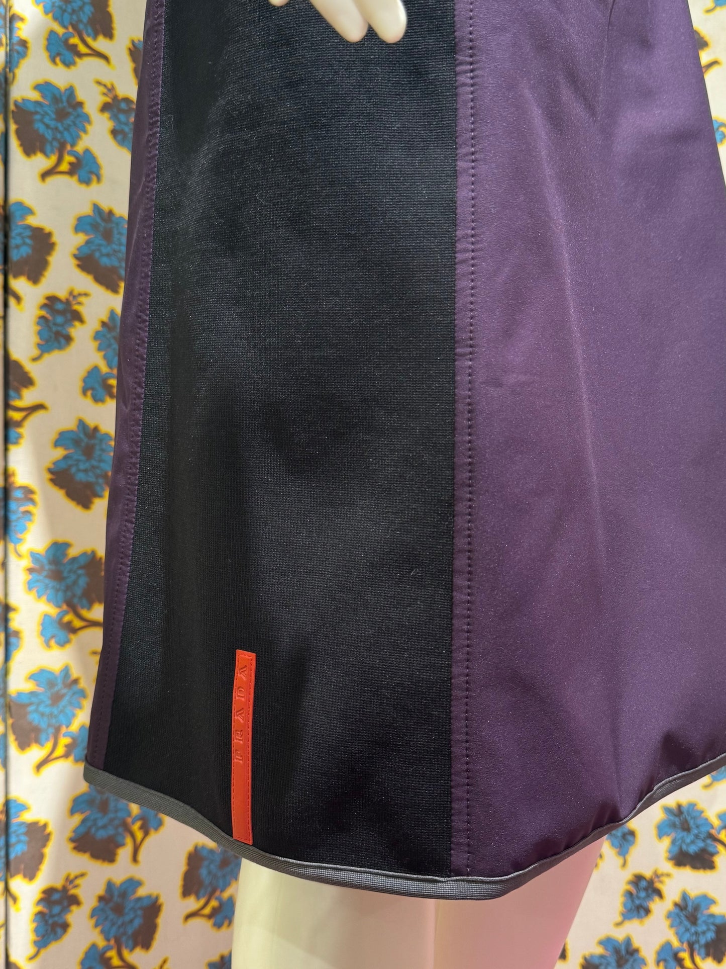 Prada Sport Purple Belted Skirt