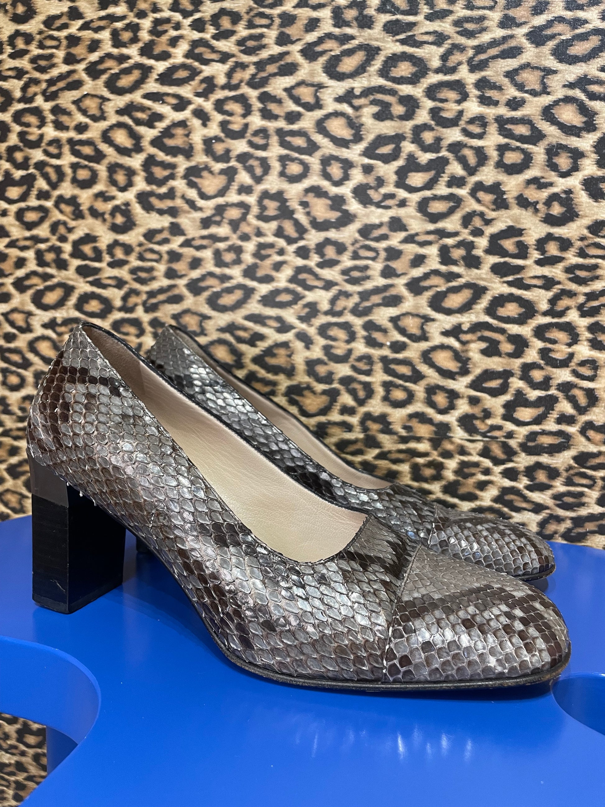 Chanel Python Pumps 39 – Reservations Only Vintage