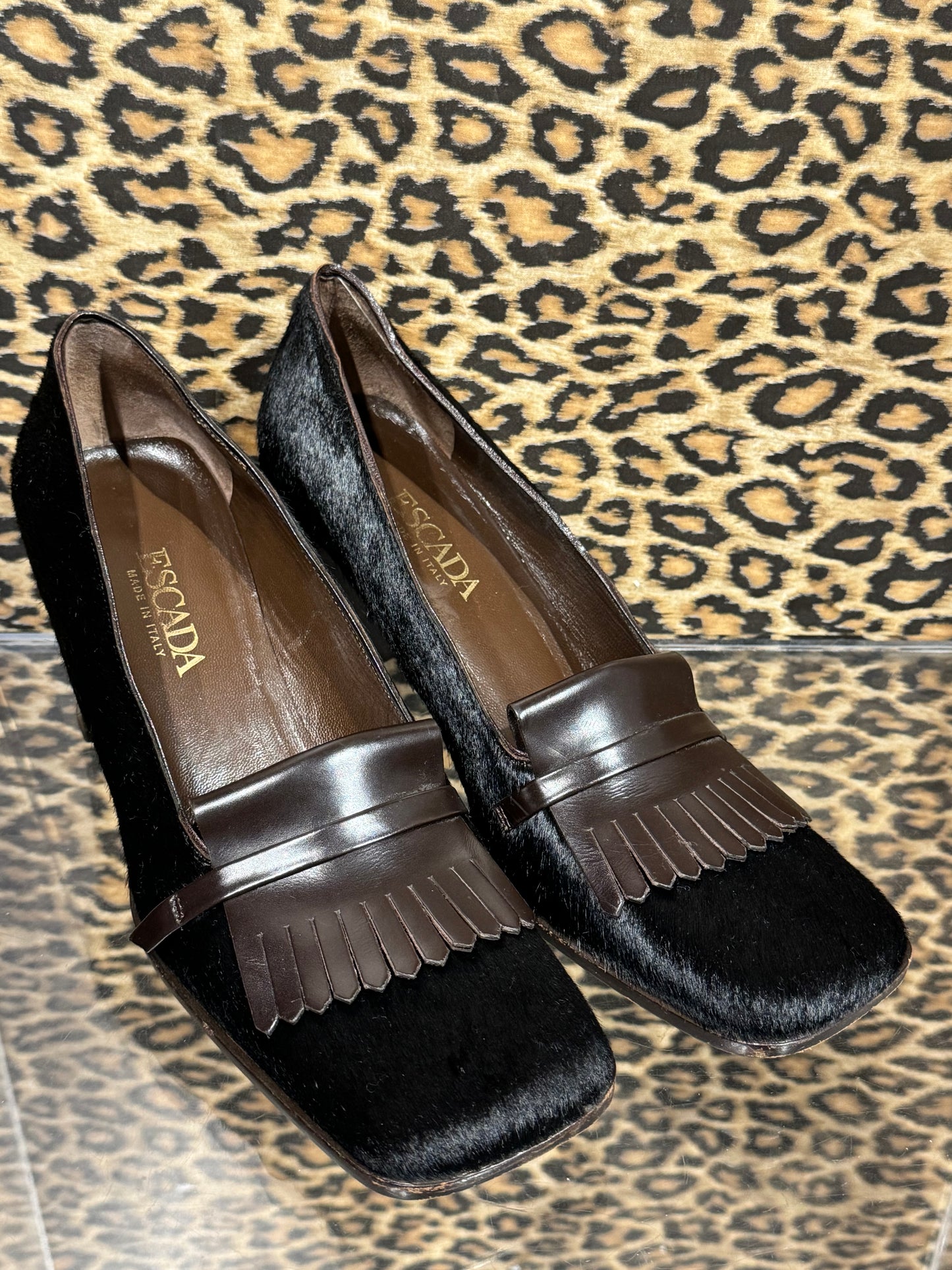 Escada Pony Hair Pumps 8