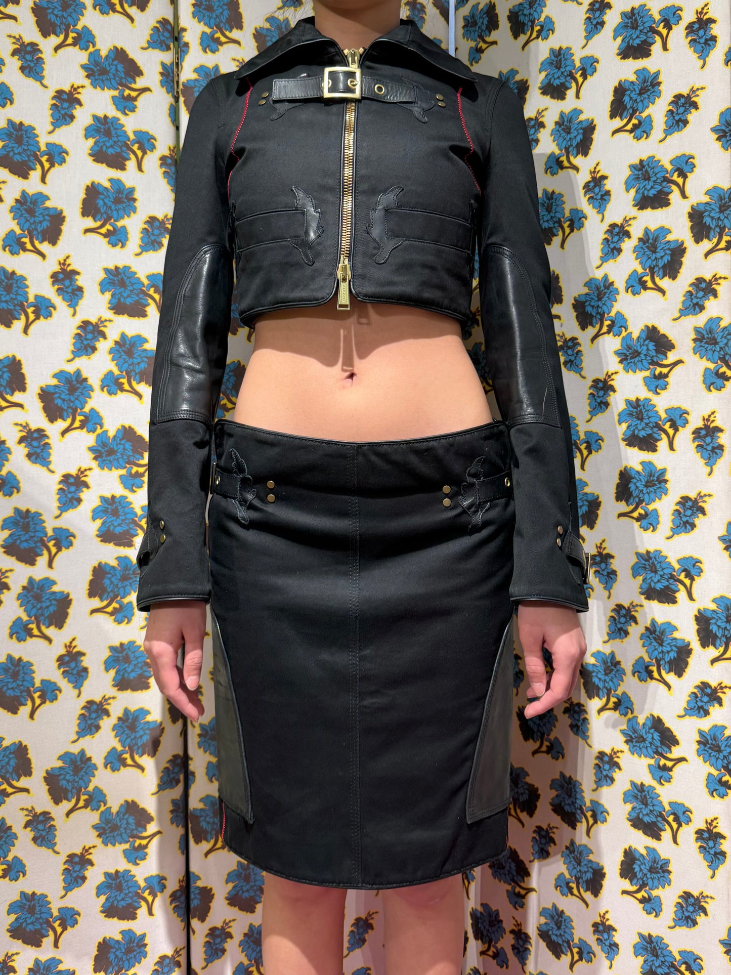 DSquared2 F/W 2004 Skirt and Jacket Set