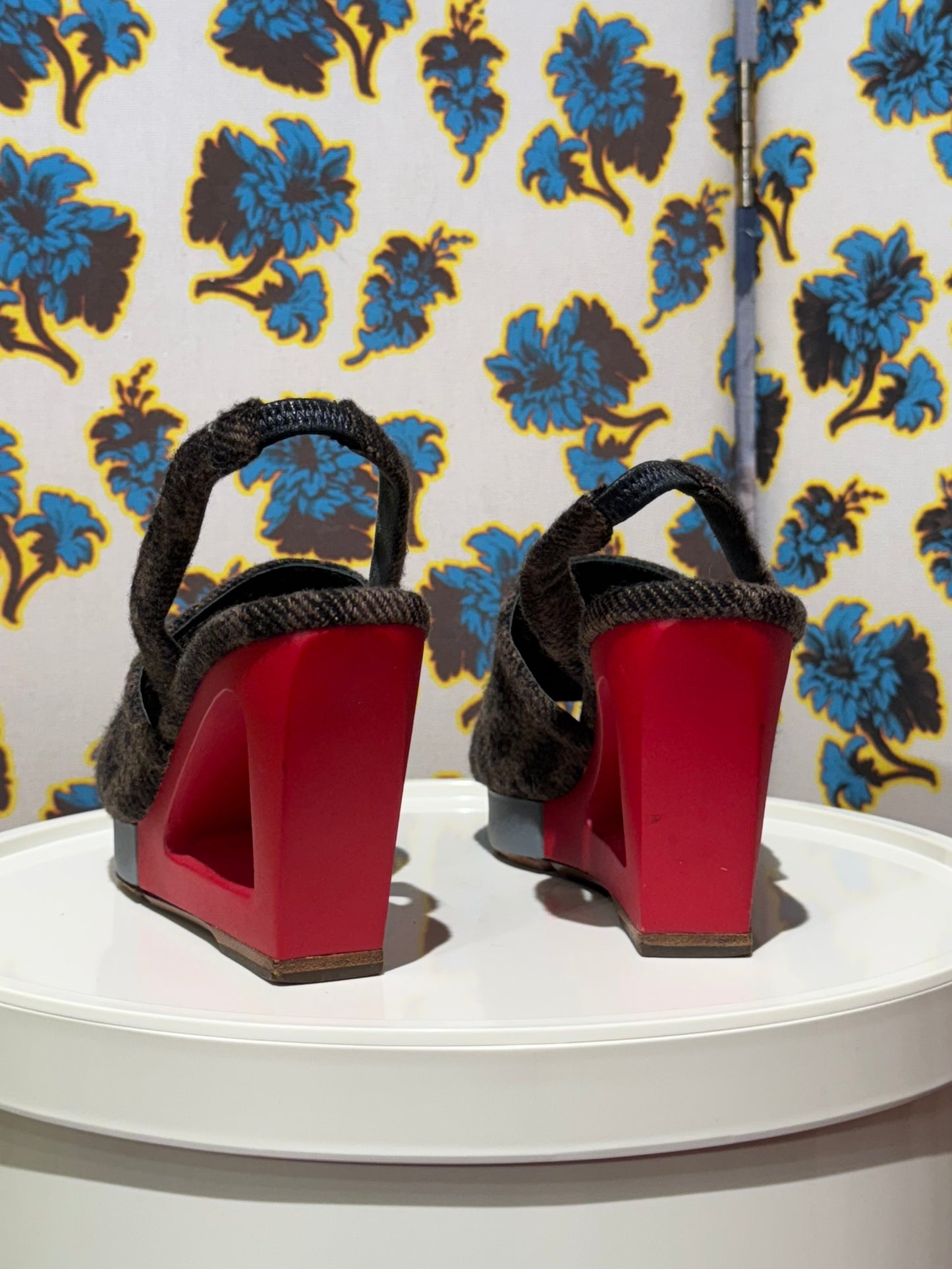 Fendi F/W 1999 Zucca Wedge