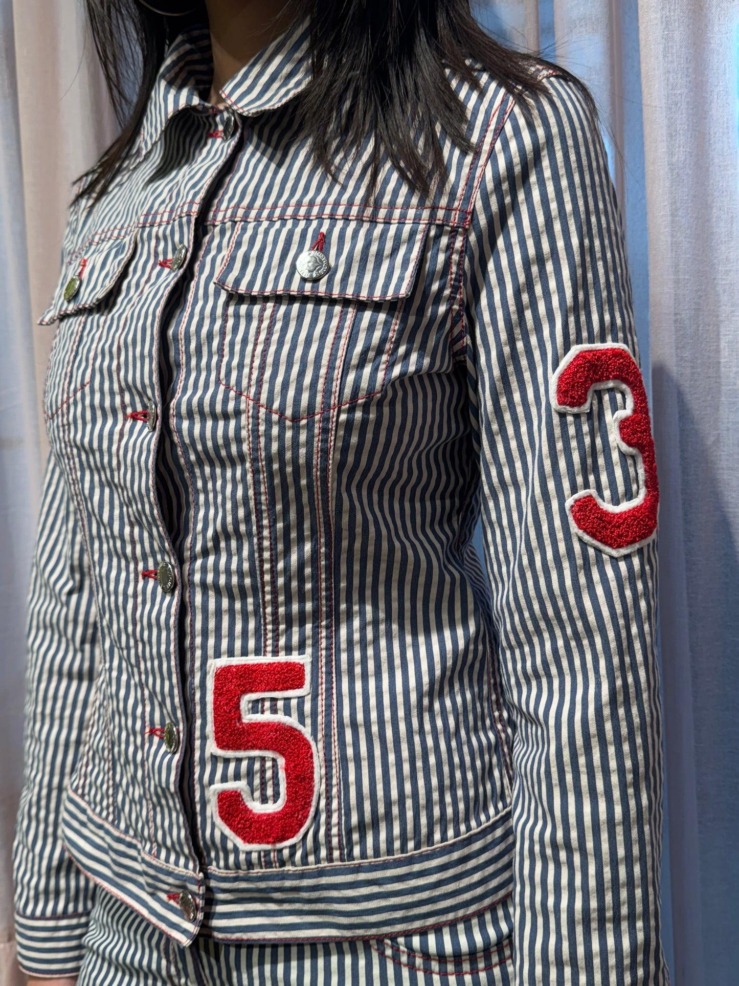 Blugirl Striped Jacket and Capris