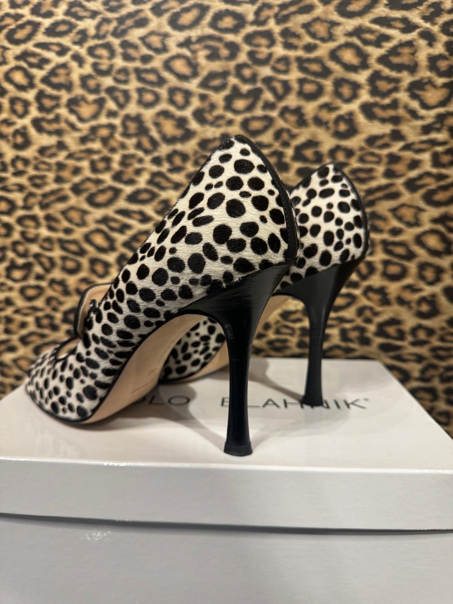 Manolo Blahnik Pony Hair Mary Jane’s 40