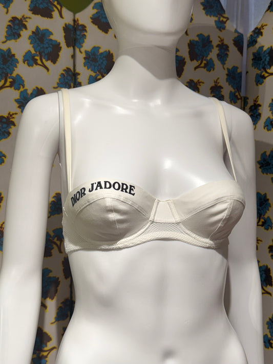 Dior S/S 2001 J’Adore White Bra
