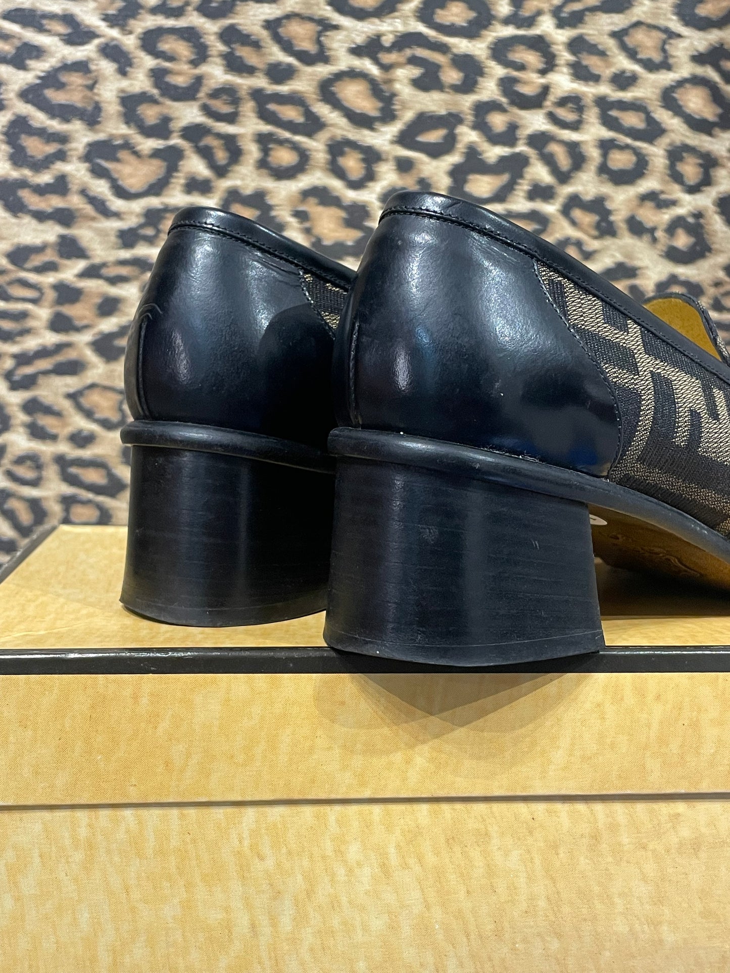 Fendi Monogram Loafers 37