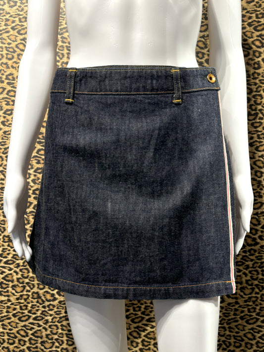 Fiorucci Denim Wrap Skirt