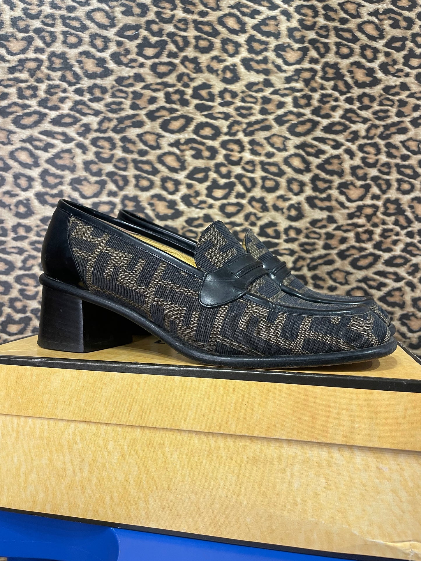 Fendi Monogram Loafers 37