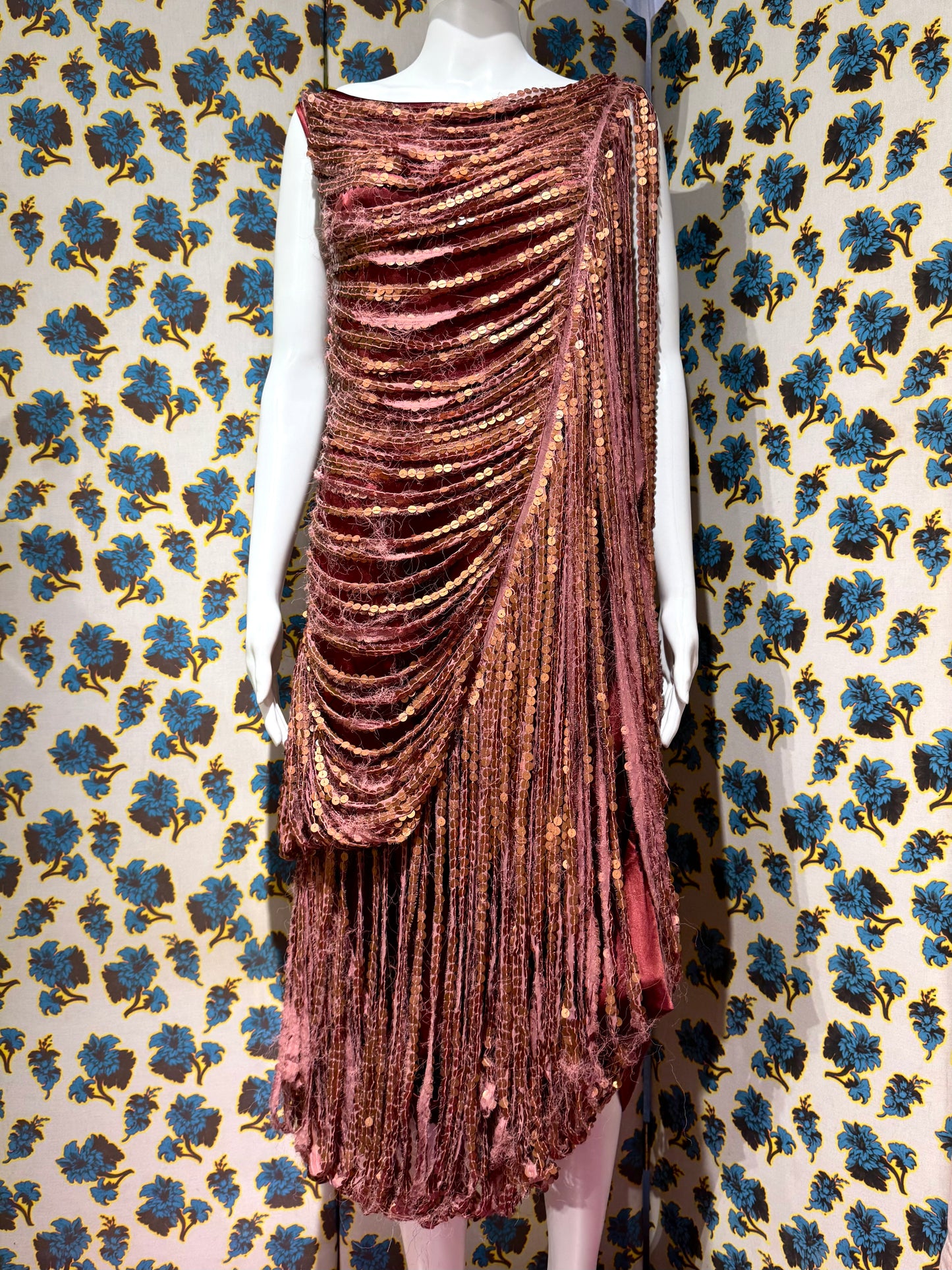 La Petite Salope Copper Sequin Dress