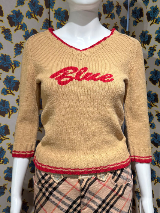 Burberry Blue Label ‘Blue’ Sweater