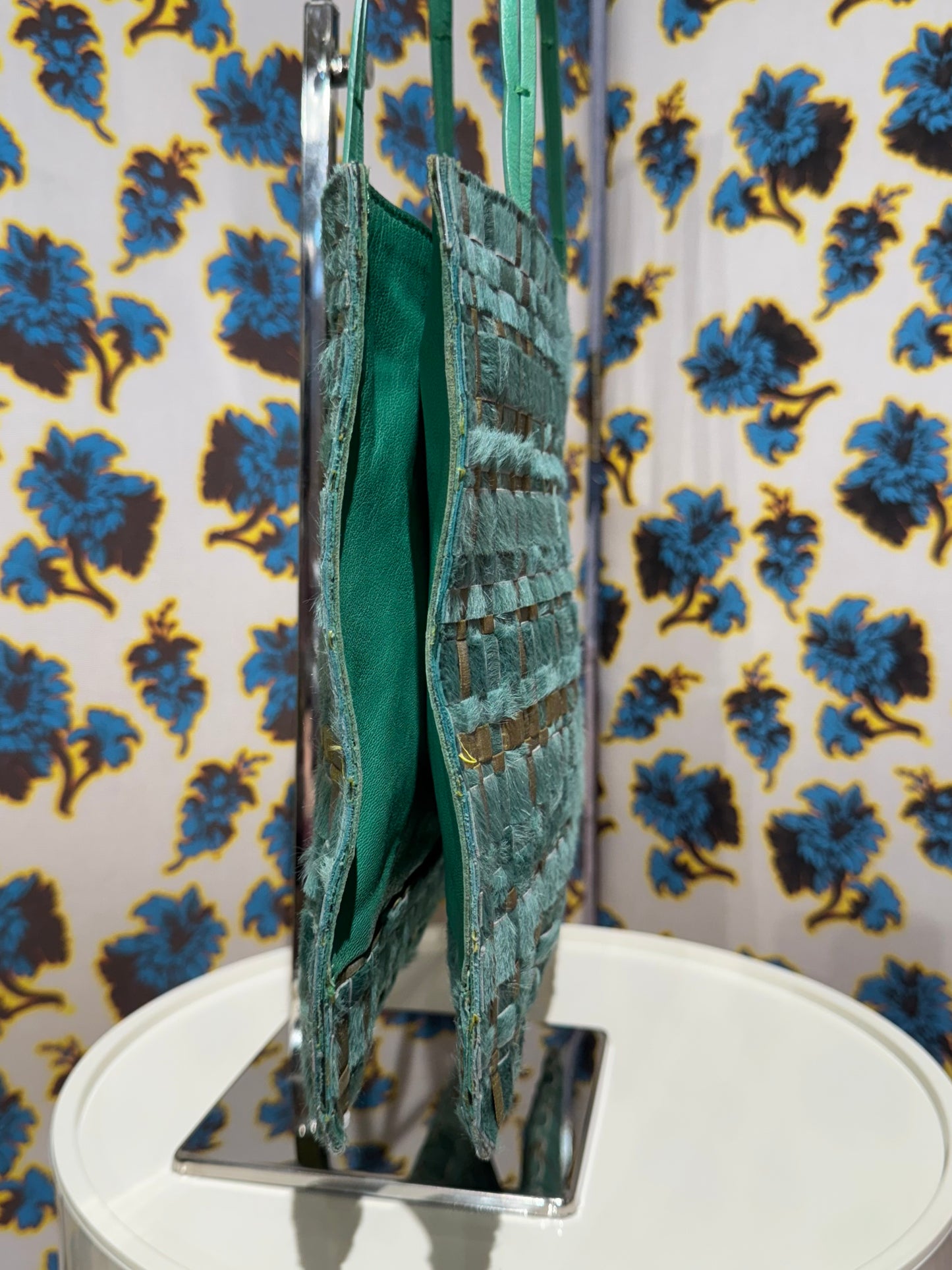 Bottega Veneta S/S 2000 Ponyhair Woven Bag