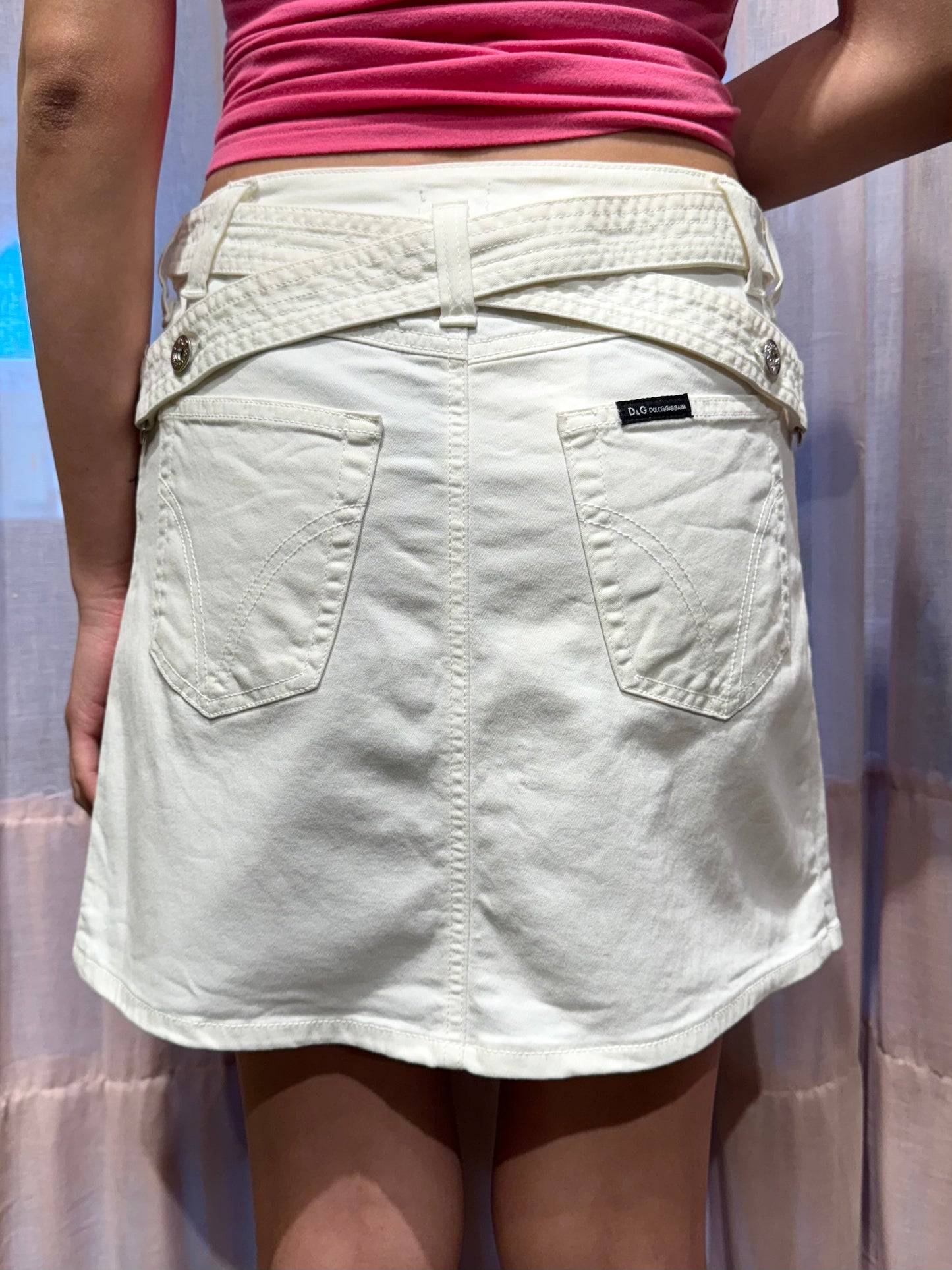 D&G White Skirt