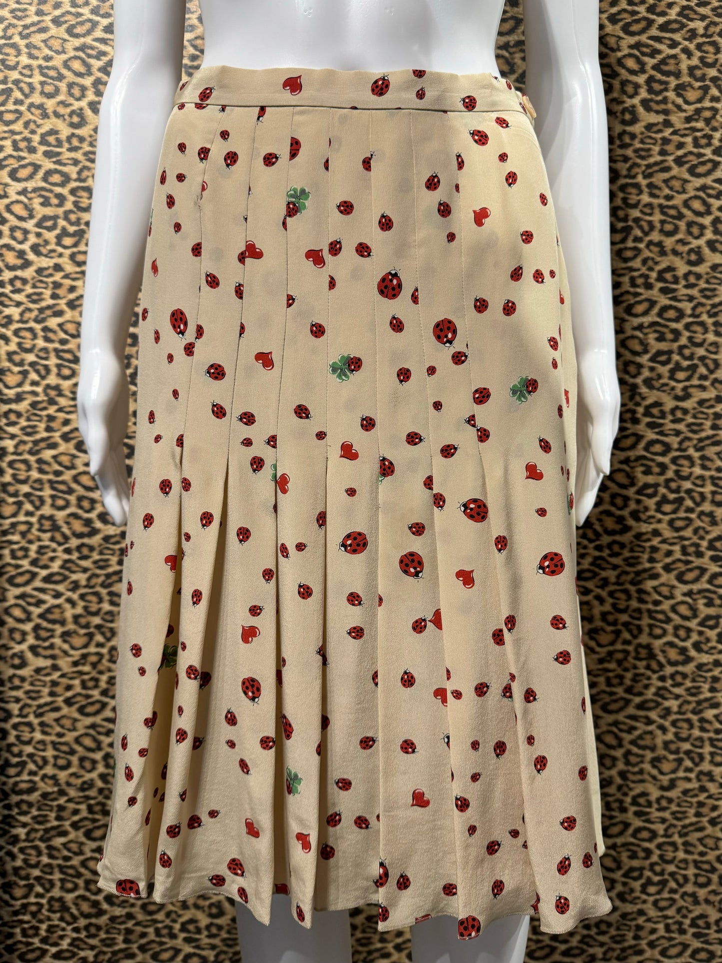 Moschino Cheap & Chic Ladybug Skirt