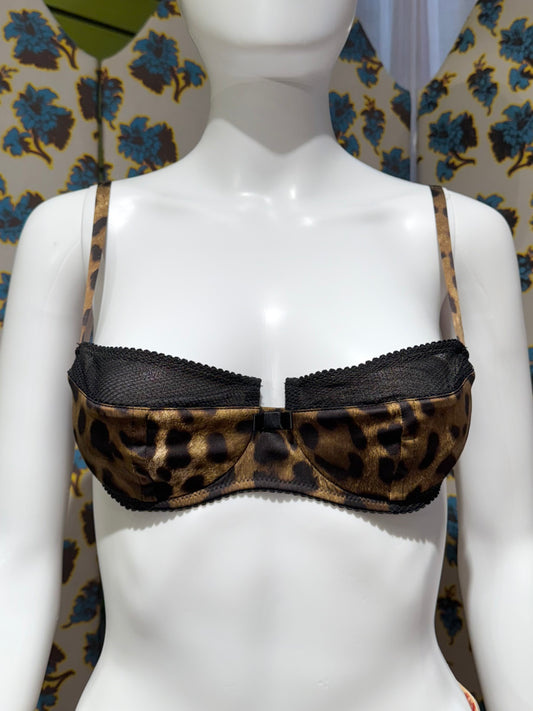 Dolce & Gabbana Leopard Bra