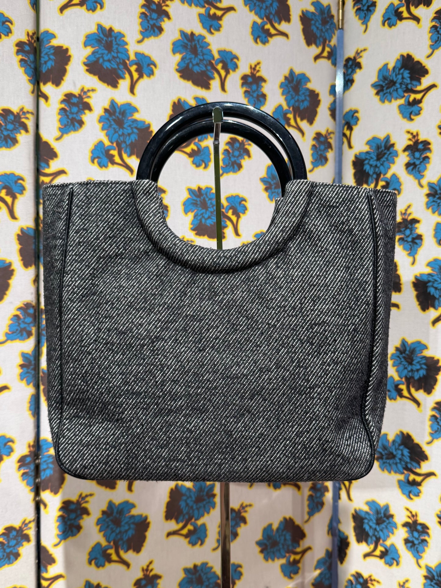 Courréges Grey Canvas Bag