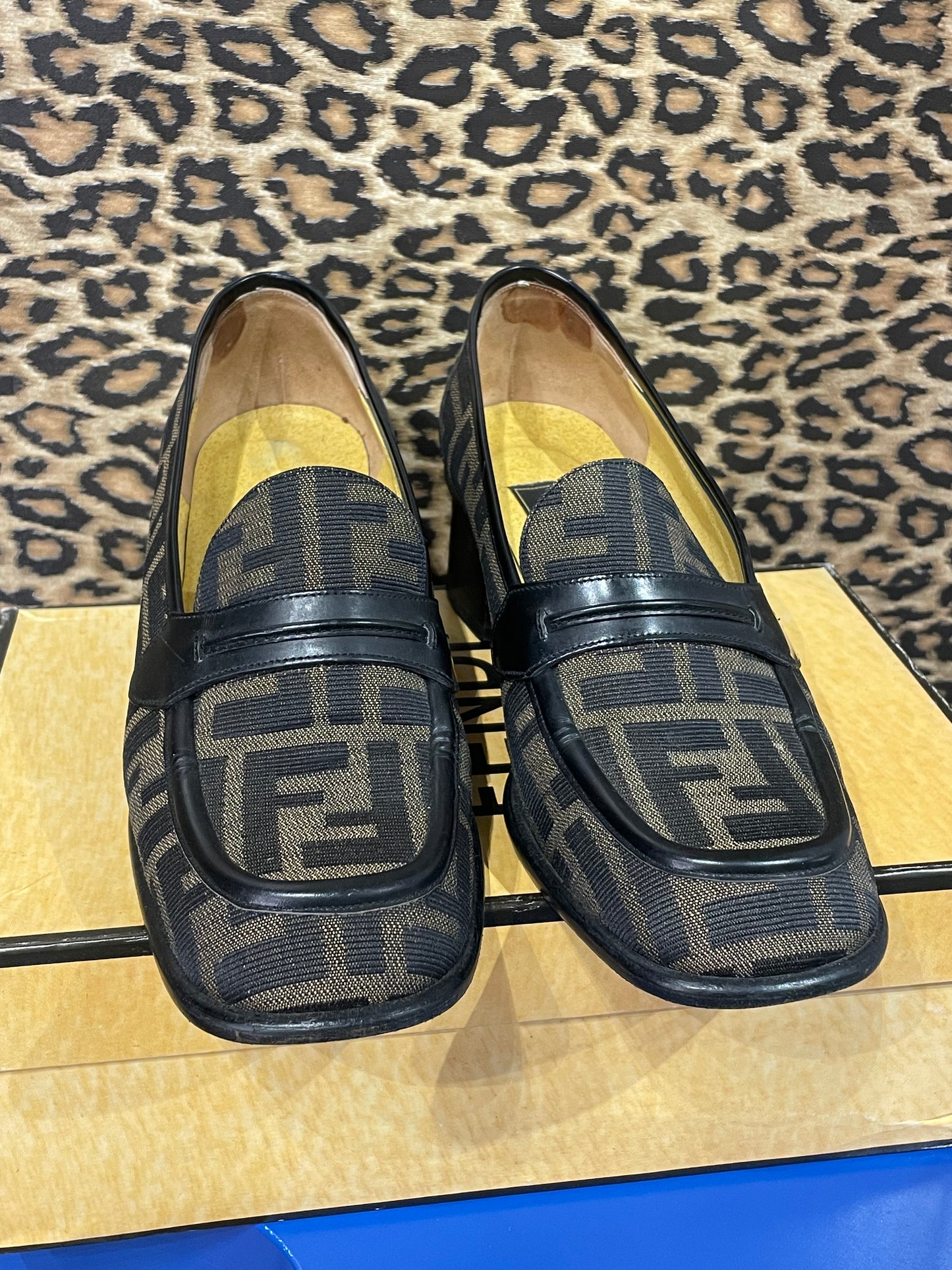 Fendi Monogram Loafers 37