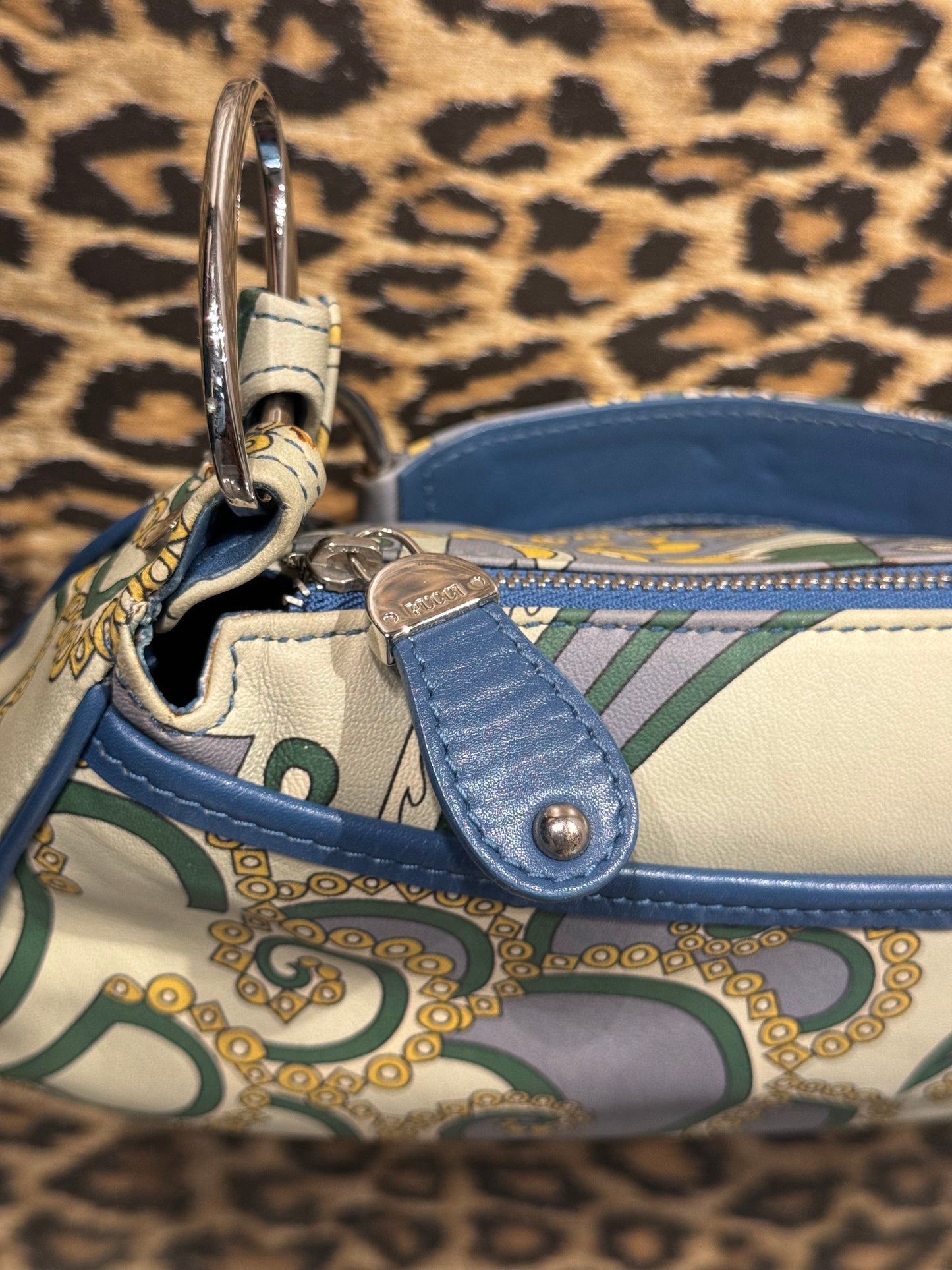 Emilio Pucci Leather Shoulder Bag