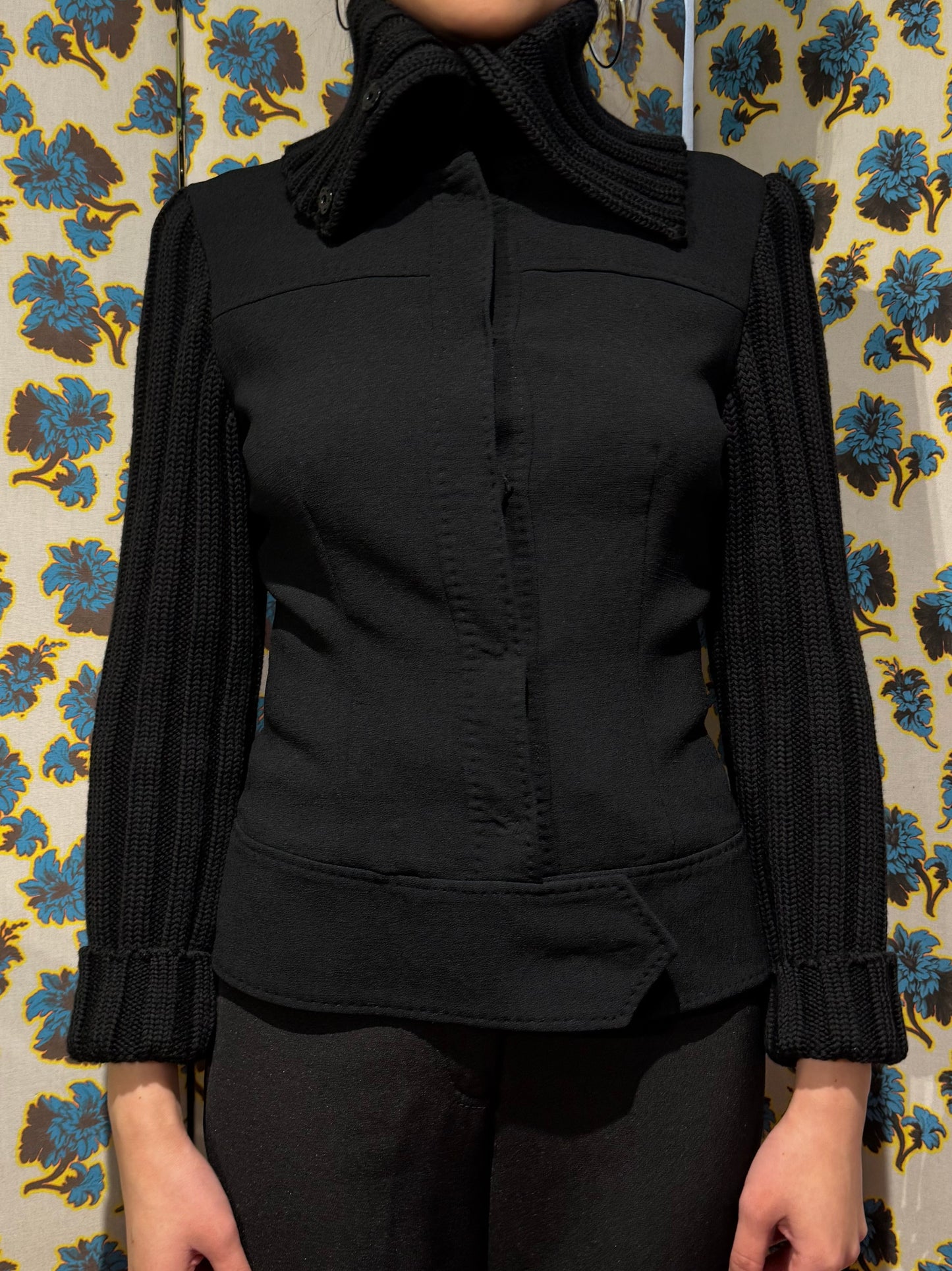 Dolce & Gabbana F/W 2000 Black Jacket and Pants Set