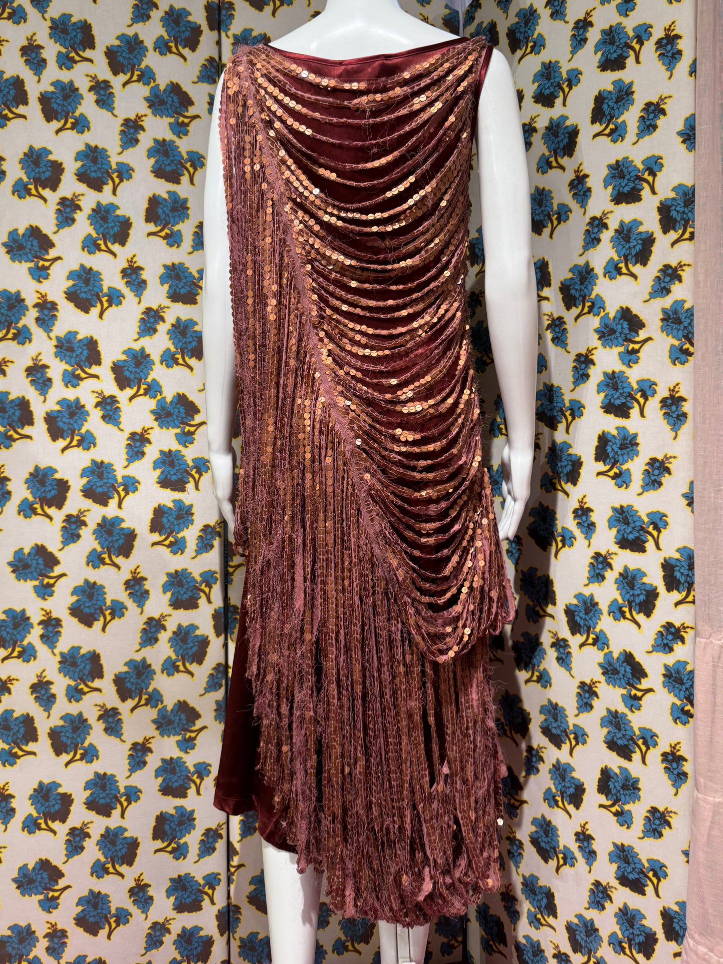 La Petite Salope Copper Sequin Dress