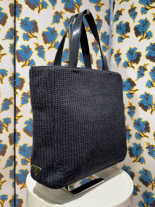 Prada F/W 1999 Wool Knit Bag