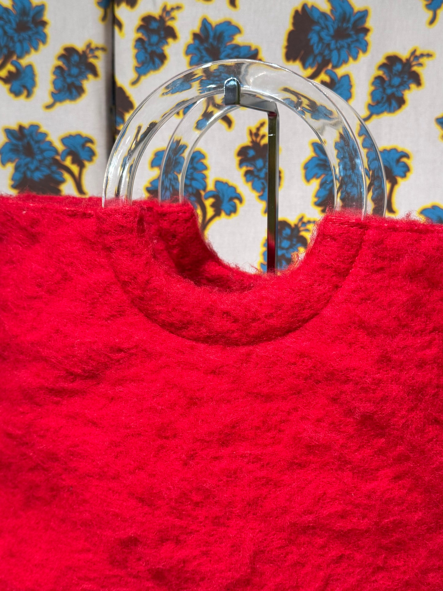 Courréges Red Fuzzy Bag