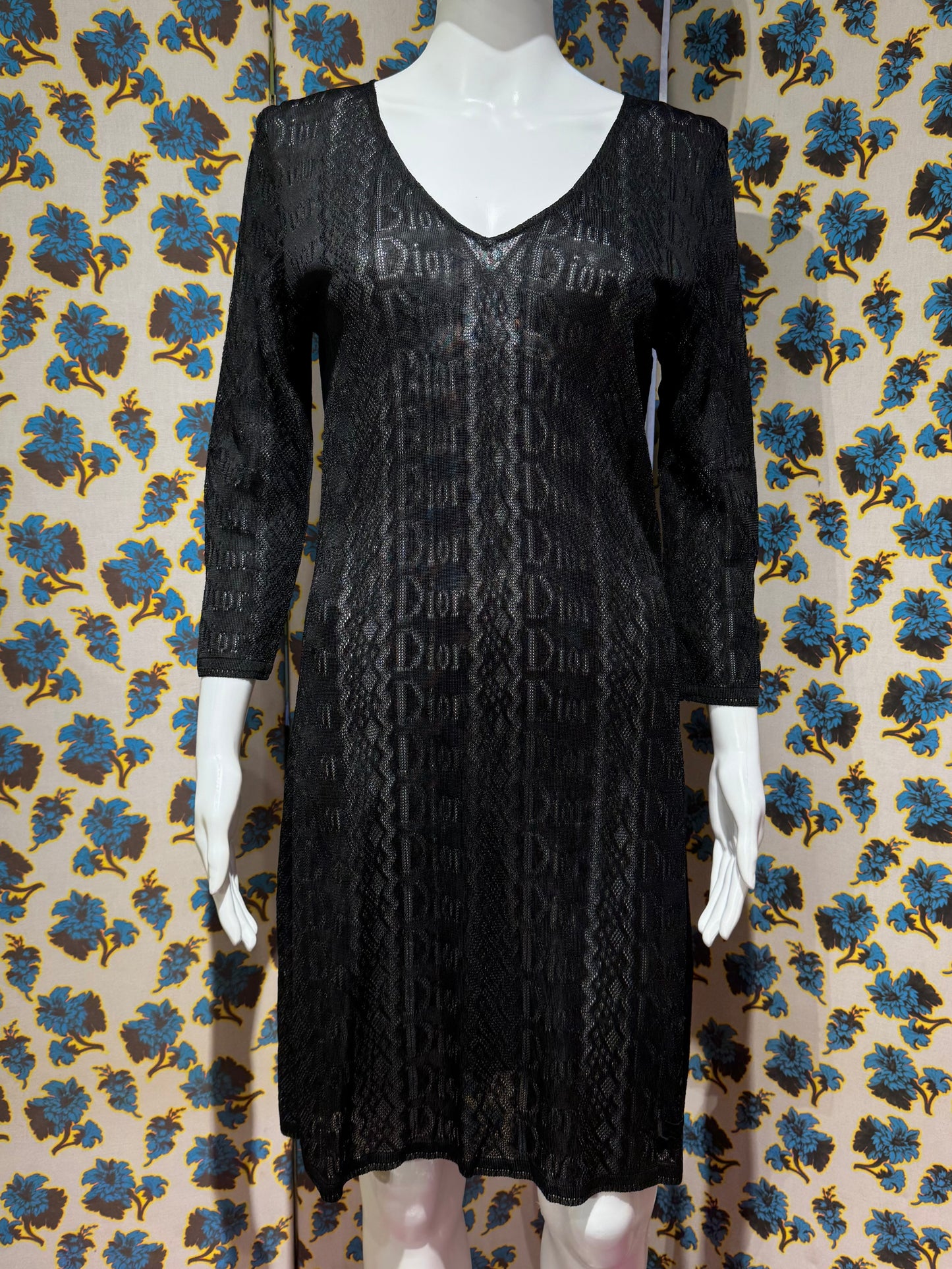 Dior Monogram Pointelle Dress